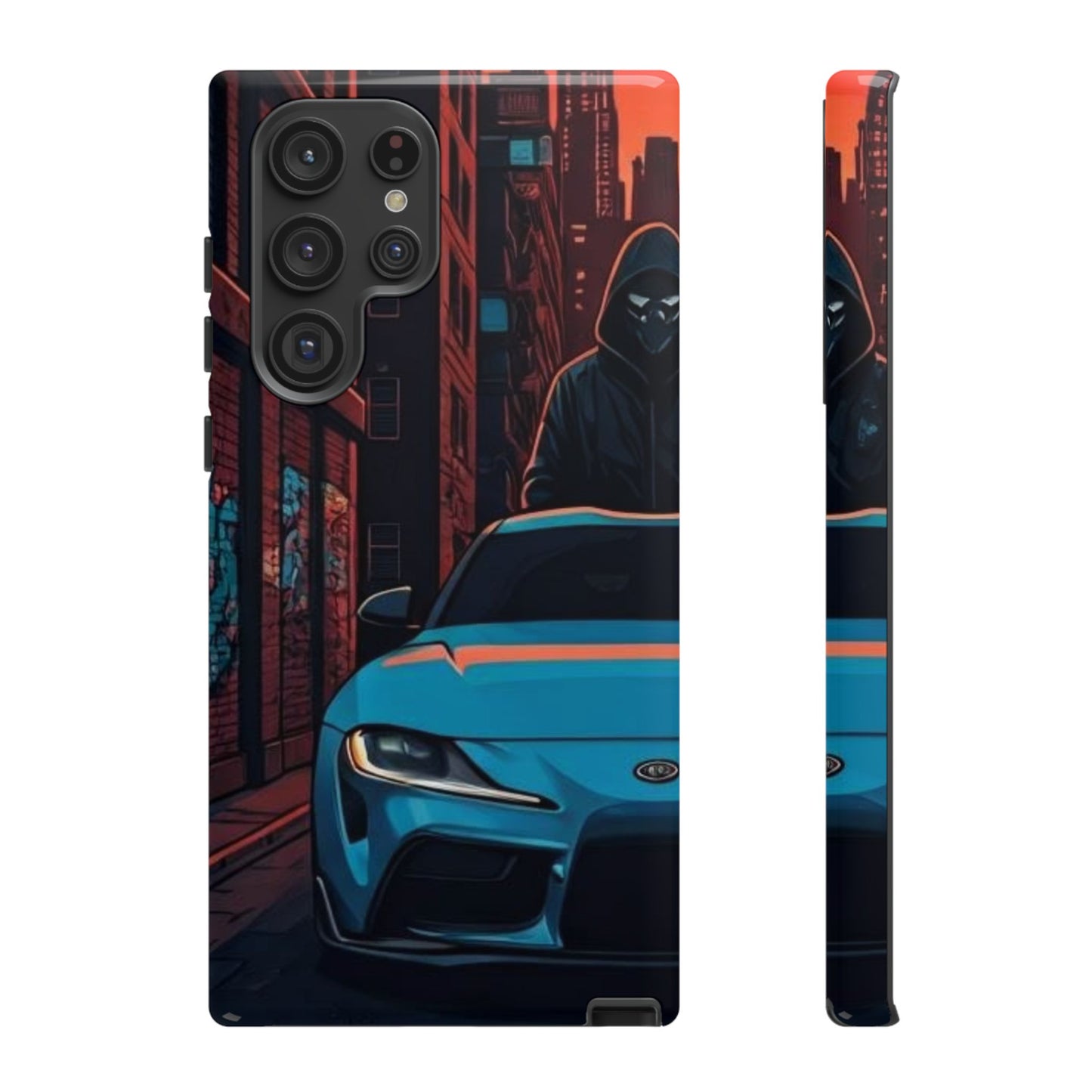 Toyota Supra MK-V Street Life-Dual Layer Ultra Tough Phone Case Printify by The Night Shift Automotive Apparel