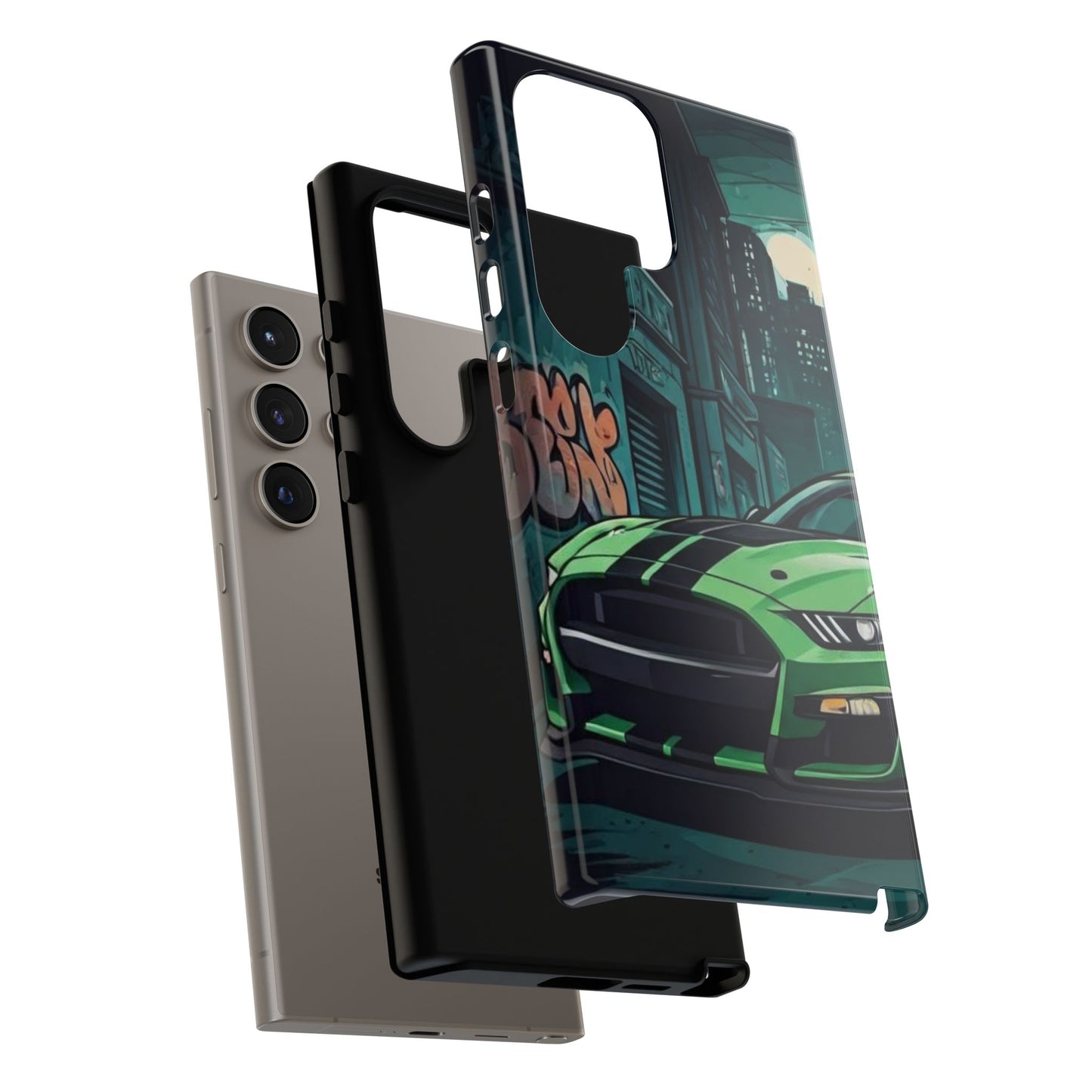 Ford Mustang Shelby GT500 Street Life-Dual Layer Ultra Tough Phone Case Printify by The Night Shift Automotive Apparel