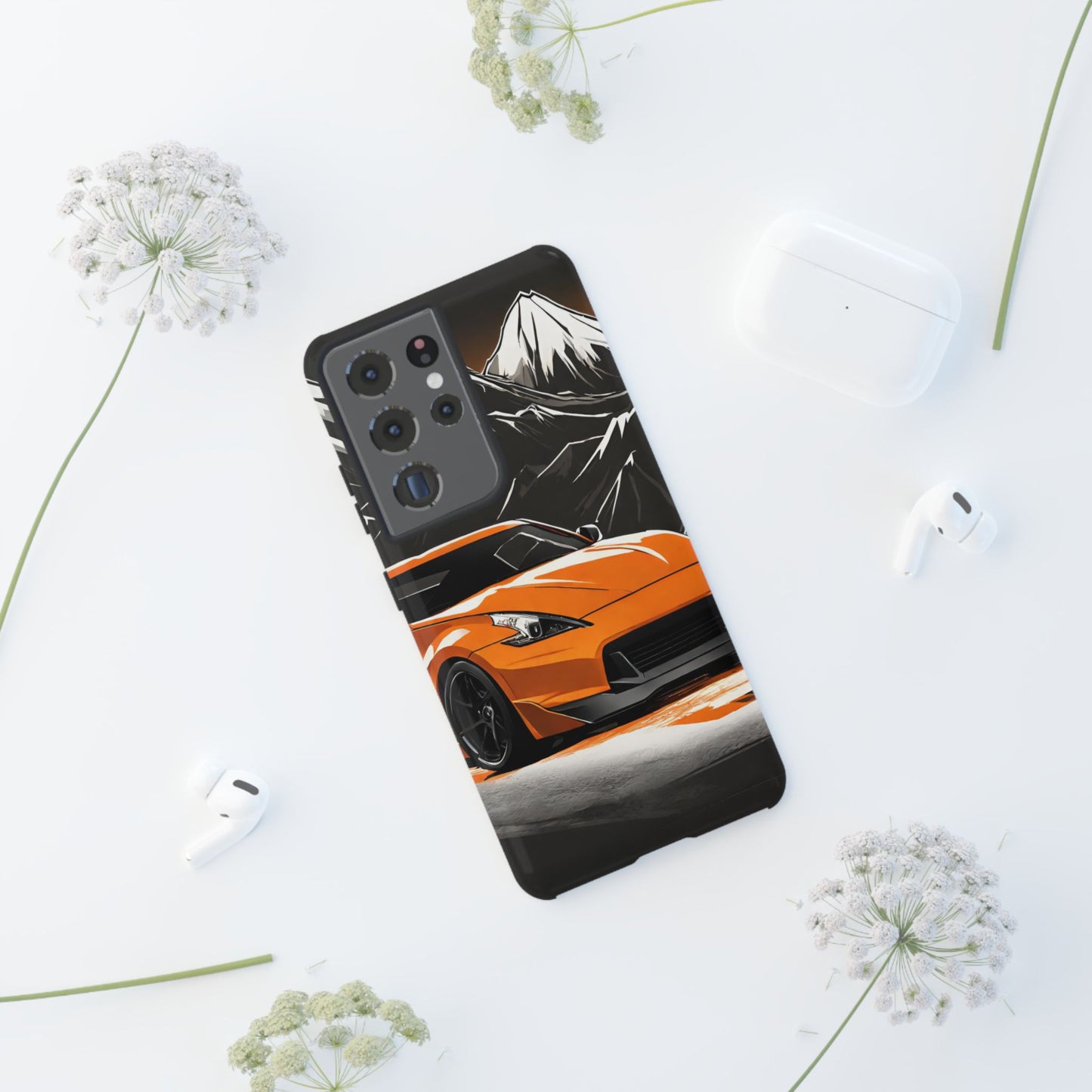 Nissan 370Z Mt Fuji-Dual Layer Ultra Tough Phone Case Printify by The Night Shift Automotive Apparel