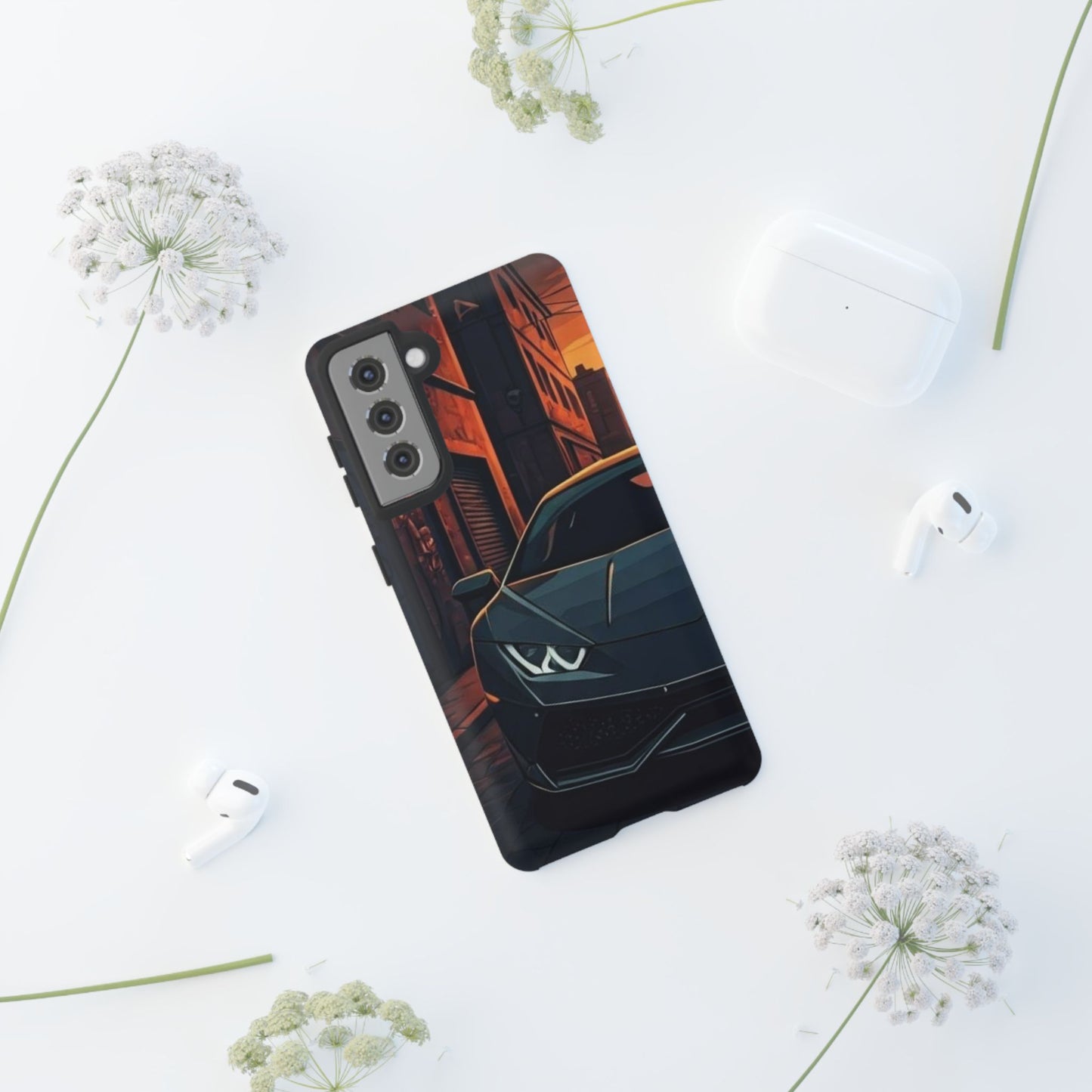 Lamborghini Huracan Street Life-Dual Layer Ultra Tough Phone Case Printify by The Night Shift Automotive Apparel