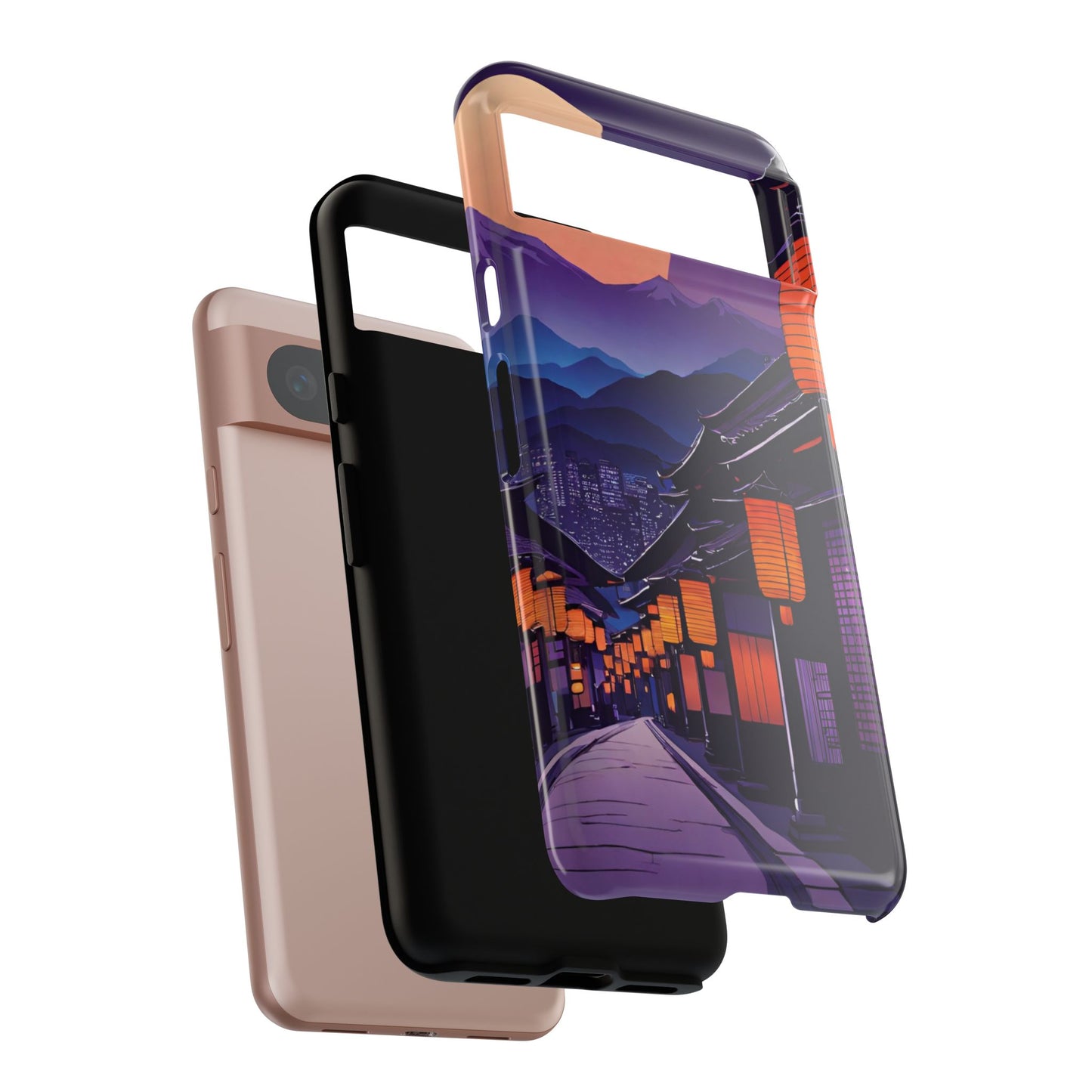 Traditional Japanese Village Countryside-Dual Layer Ultra Tough Phone Case Printify by The Night Shift Automotive Apparel