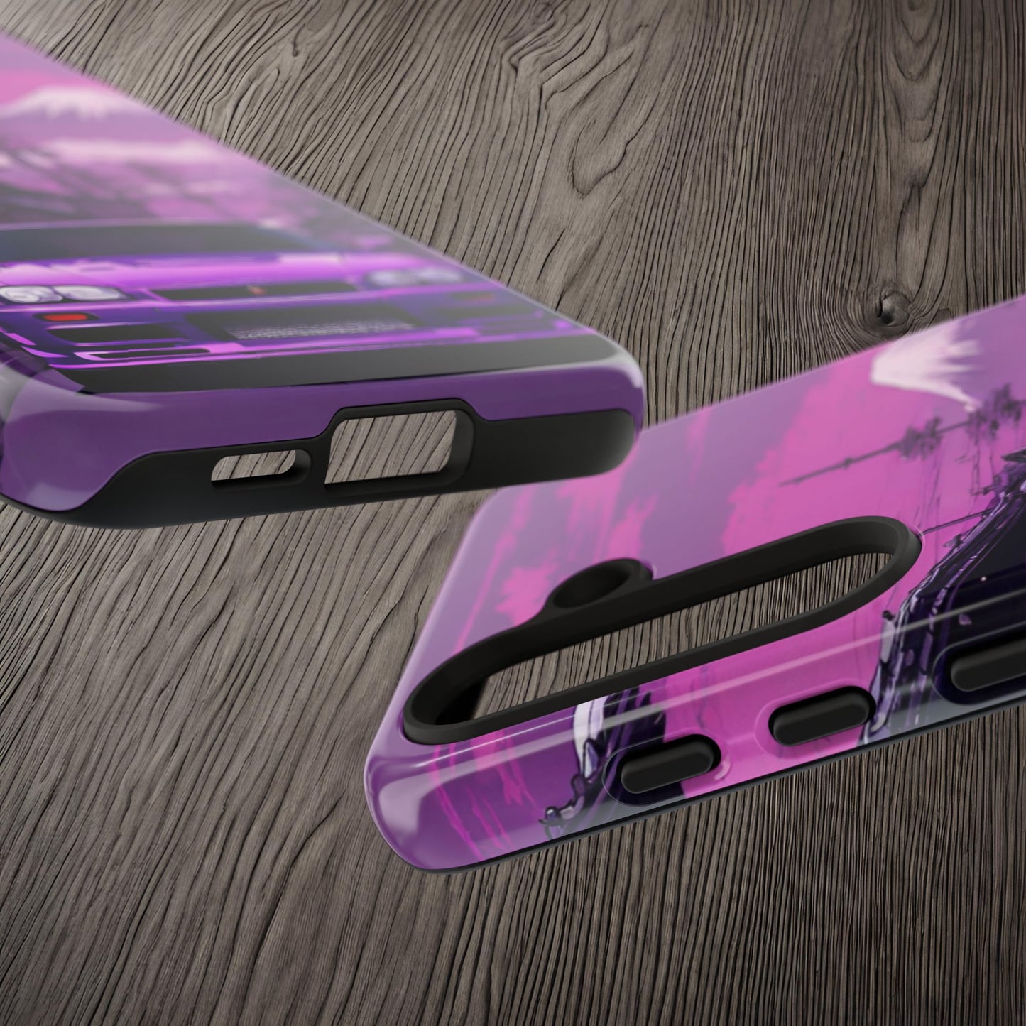 Nissan Skyline R34 Mt Fuji-Dual Layer Ultra Tough Phone Case Printify by The Night Shift Automotive Apparel