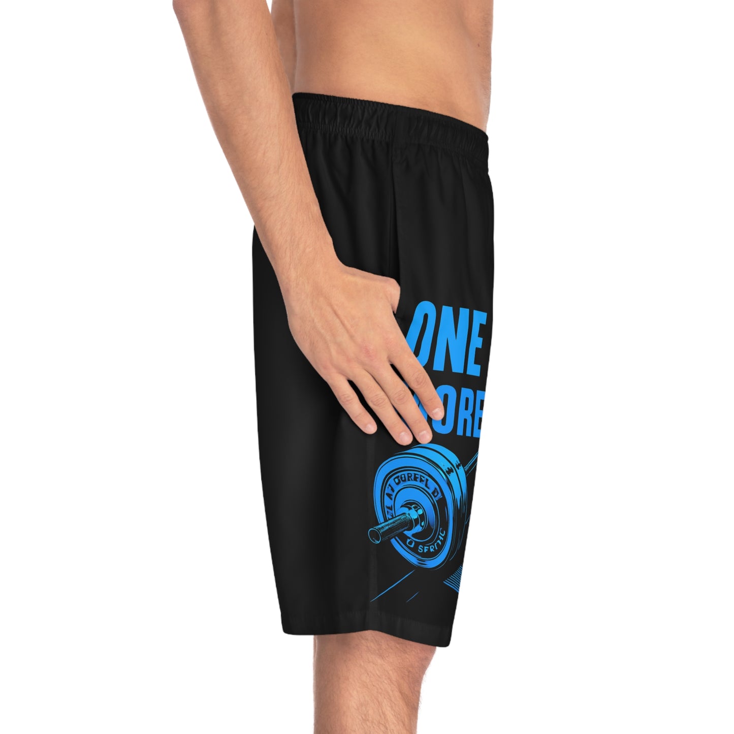 One More Rep - Men's Relaxed Fit Board Shorts Printify by The Night Shift Automotive Apparel