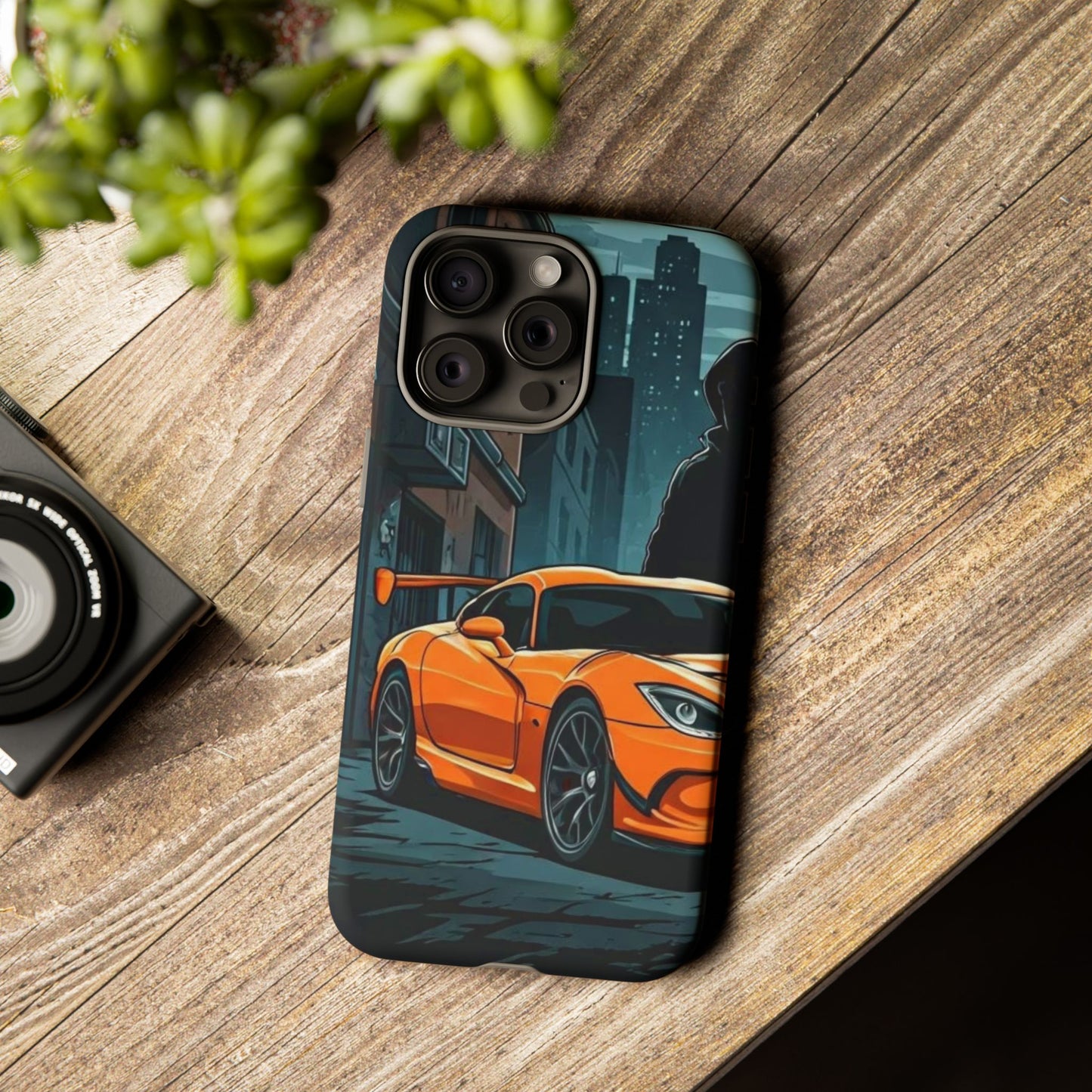 Dodge Viper SRT-10 Street Life-Dual Layer Ultra Tough Phone Case iPhone 15 Pro Max Matte Printify by The Night Shift Automotive Apparel