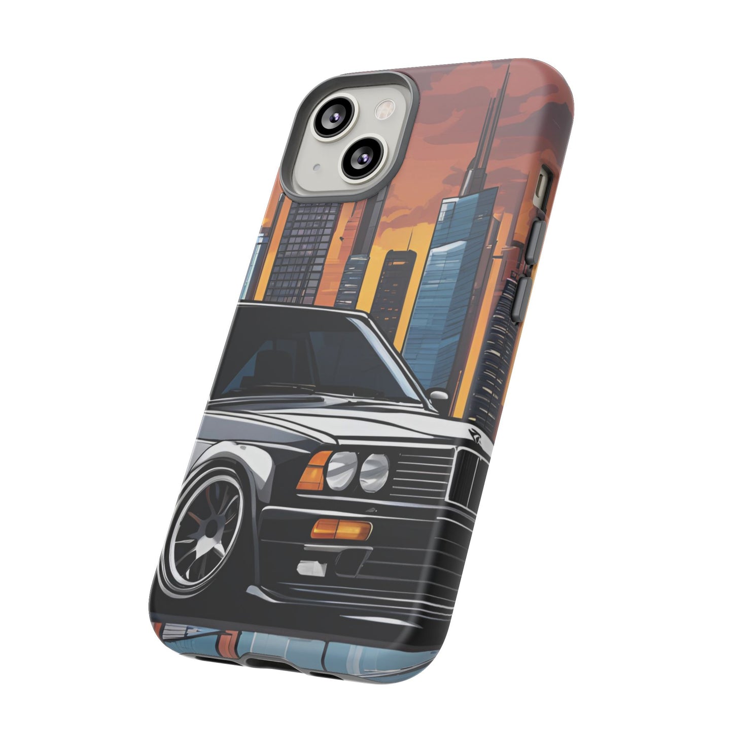 BMW E30 M3-Dual Layer Ultra Tough Phone Case Printify by The Night Shift Automotive Apparel