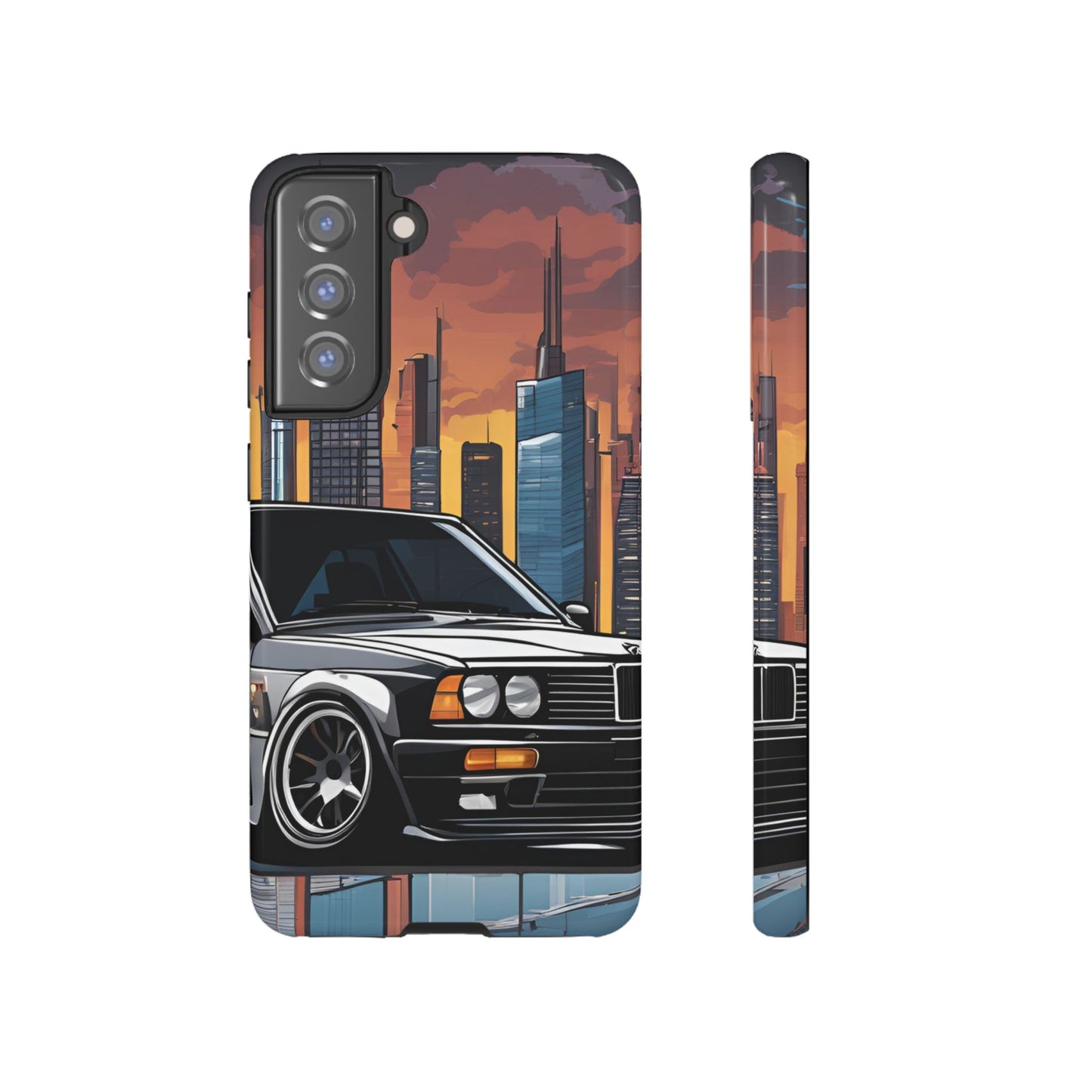 BMW E30 M3-Dual Layer Ultra Tough Phone Case Printify by The Night Shift Automotive Apparel