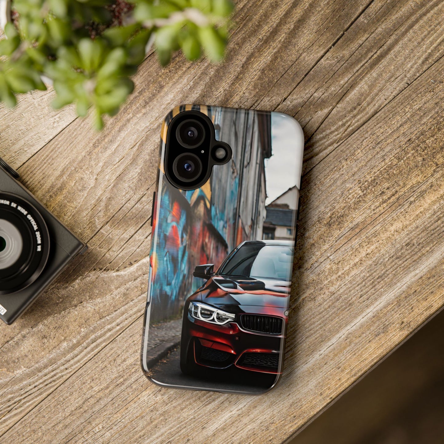 BMW M3/M4-Dual Layer Ultra Tough Phone Case iPhone 16 Glossy Printify by The Night Shift Automotive Apparel