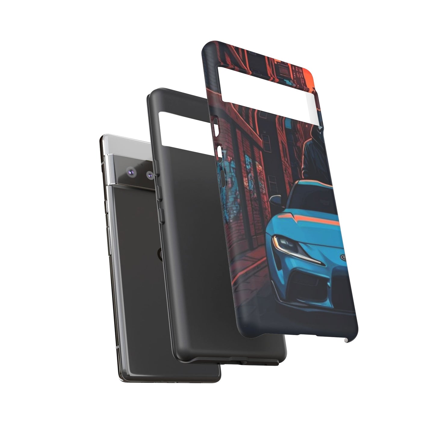 Toyota Supra MK-V Street Life-Dual Layer Ultra Tough Phone Case Printify by The Night Shift Automotive Apparel