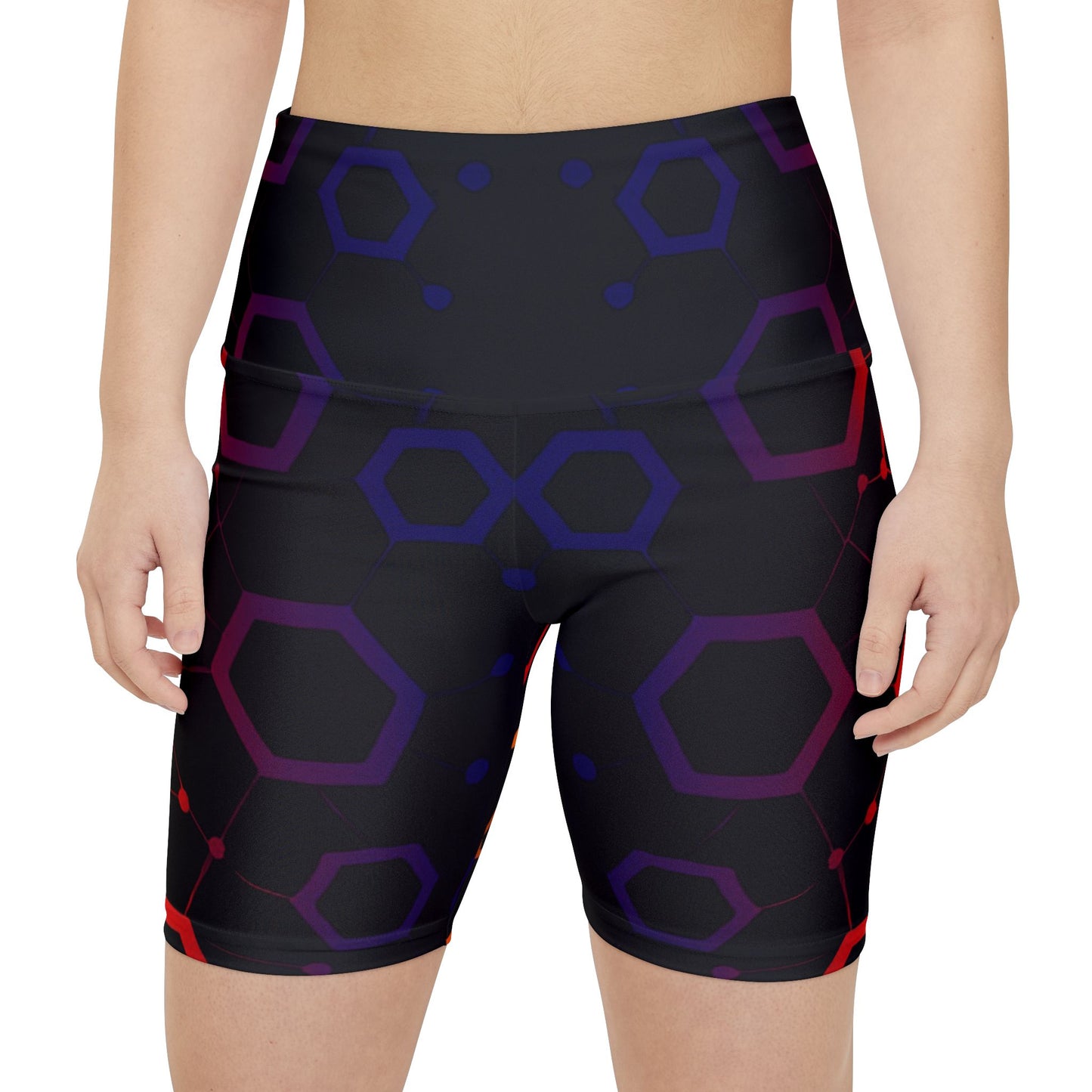 Women's Gym & Fitness Biker Shorts Printify by The Night Shift Automotive Apparel