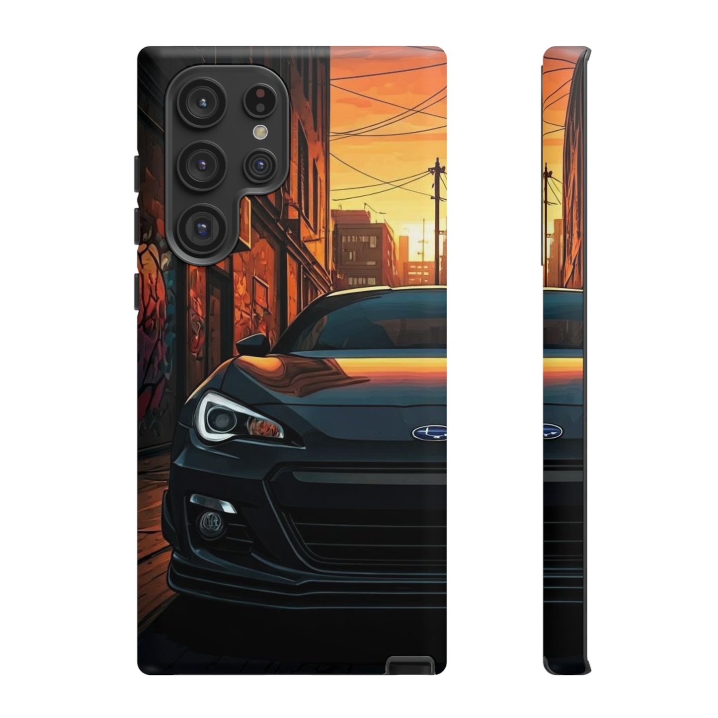 Subaru BRZ Street Life-Dual Layer Ultra Tough Phone Case Printify by The Night Shift Automotive Apparel