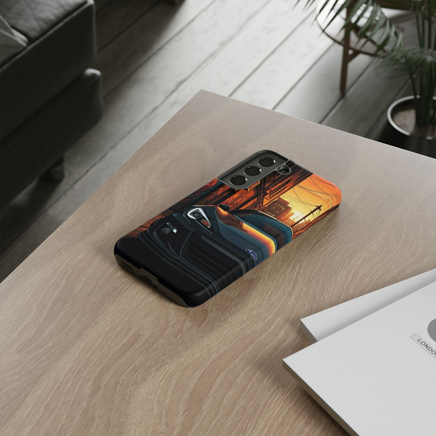 Subaru BRZ Street Life-Dual Layer Ultra Tough Phone Case Samsung Galaxy S22 Matte Printify by The Night Shift Automotive Apparel