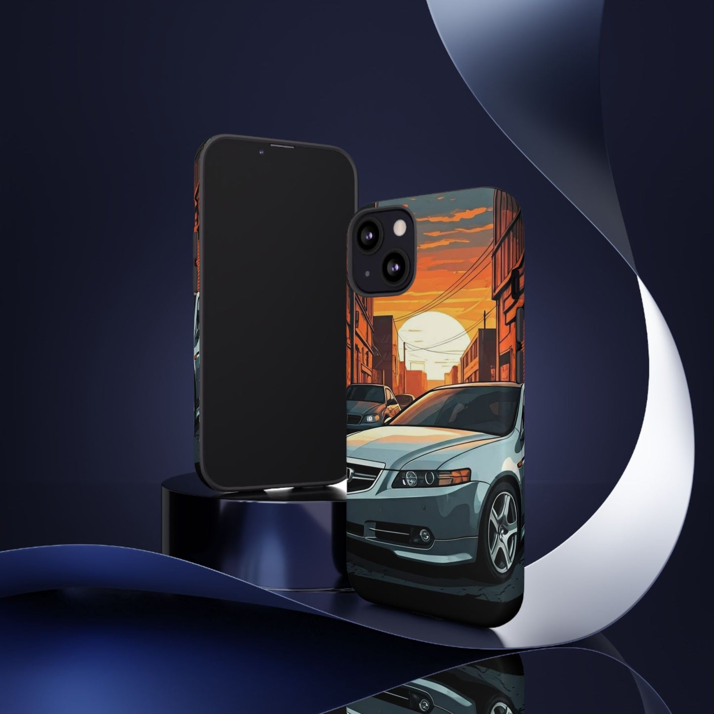 Acura TL Street Life-Dual Layer Ultra Tough Phone Case iPhone 13 Matte Printify by The Night Shift Automotive Apparel