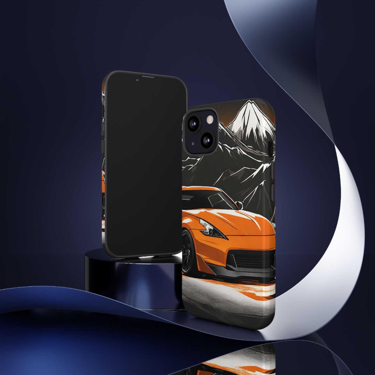 Nissan 370Z Mt Fuji-Dual Layer Ultra Tough Phone Case iPhone 13 Glossy Printify by The Night Shift Automotive Apparel