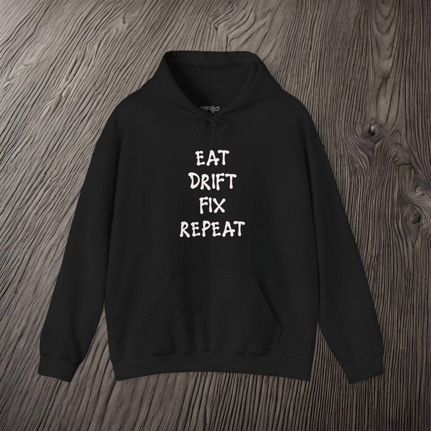 Eat, Drift, Fix, Repeat. I'll Sleep When I'm Dead-Premium, Ultra Soft Unisex Hoodie Printify by The Night Shift Automotive Apparel