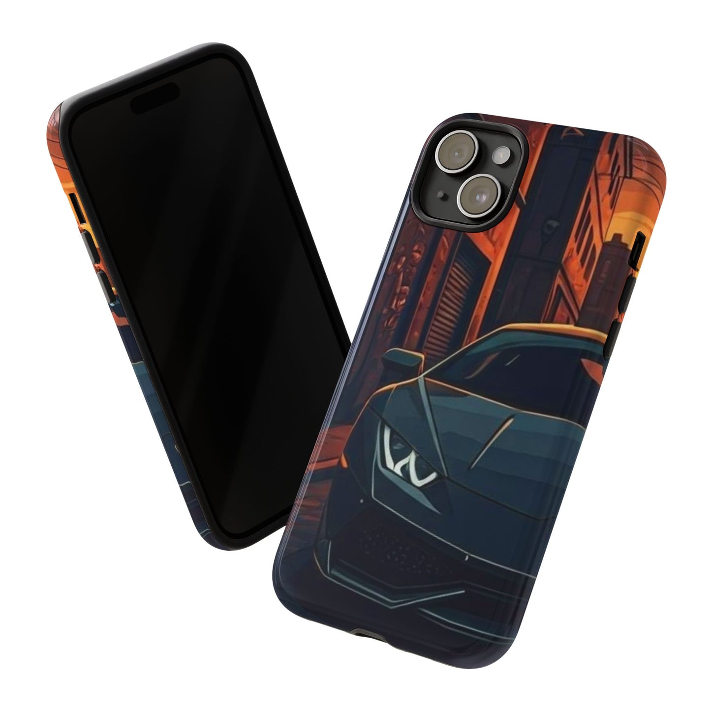 Lamborghini Huracan Street Life-Dual Layer Ultra Tough Phone Case Printify by The Night Shift Automotive Apparel