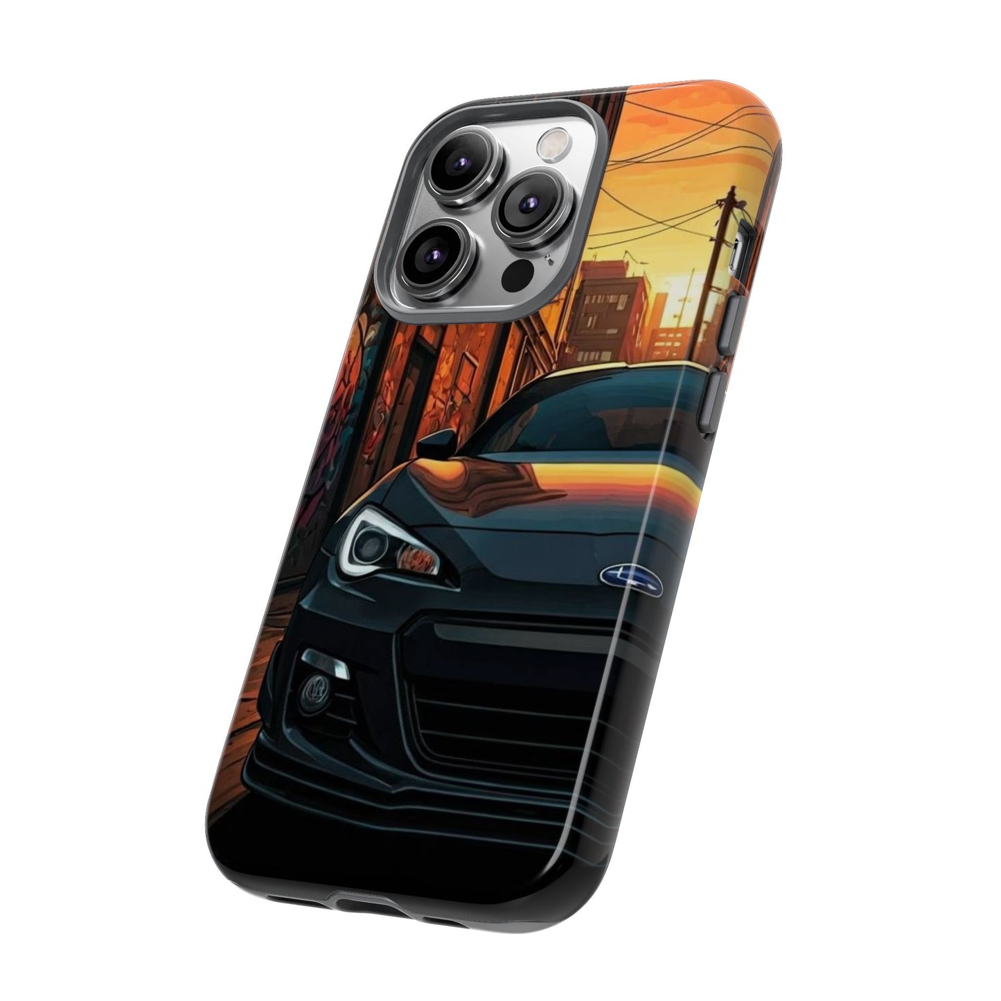 Subaru BRZ Street Life-Dual Layer Ultra Tough Phone Case Printify by The Night Shift Automotive Apparel