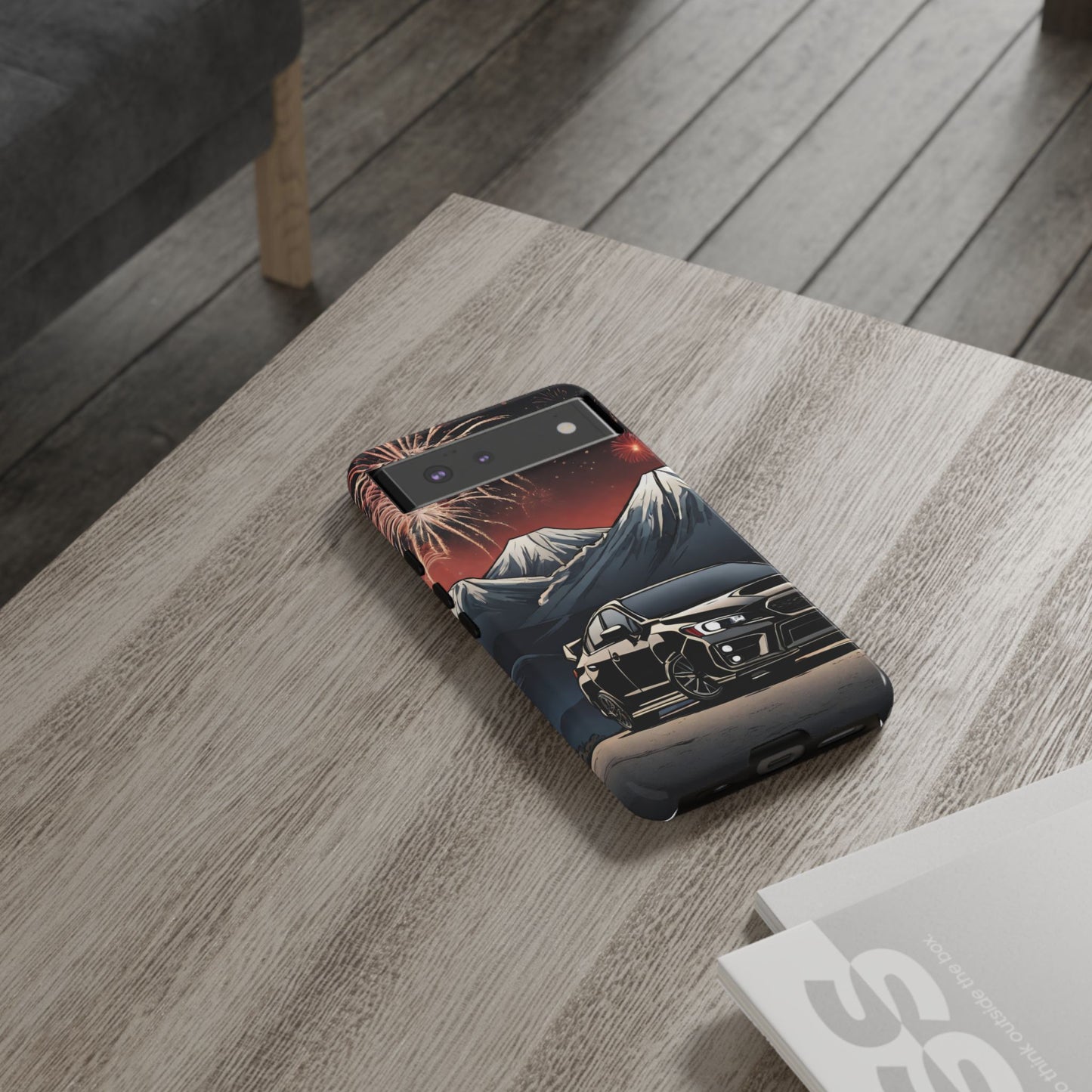 Subaru WRX/STI Fireworks-Dual Layer Ultra Tough Phone Case Google Pixel 6 Glossy Printify by The Night Shift Automotive Apparel