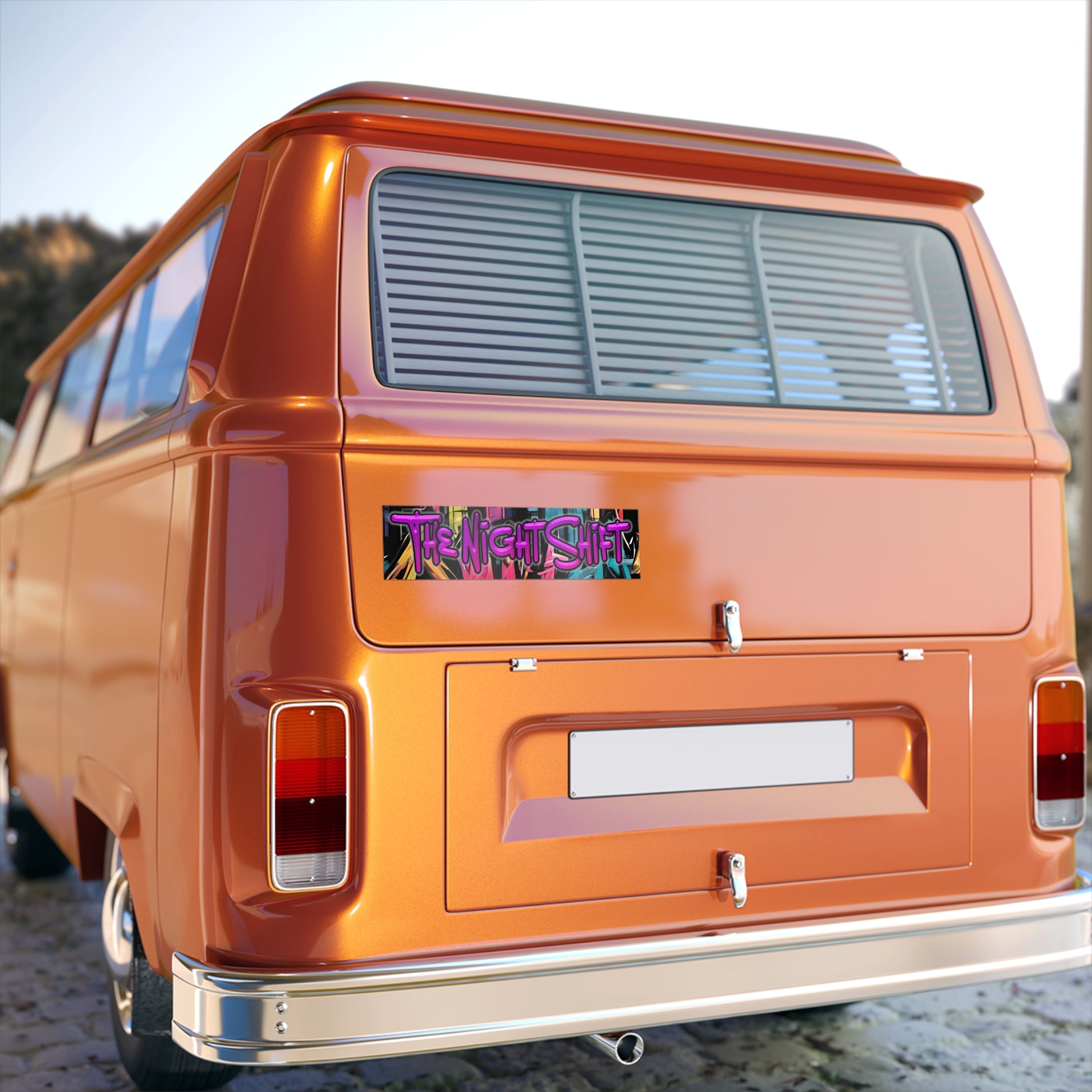 The Night Shift-Bumper Sticker Printify by The Night Shift Automotive Apparel
