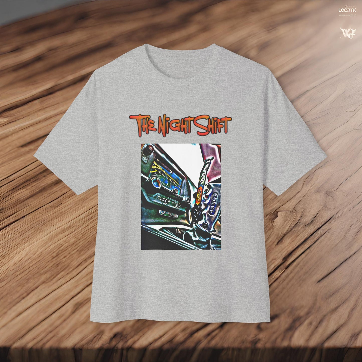 Chevy Corvette C7 DND Performance Interior-Premium, Ultra Soft Unisex Oversized Boxy Tee Printify by The Night Shift Automotive Apparel