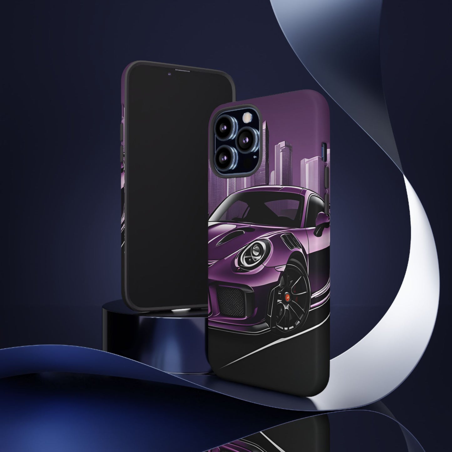 Porsche 911 GT3 RS-Dual Layer Ultra Tough Phone Case iPhone 13 Pro Max Matte Printify by The Night Shift Automotive Apparel
