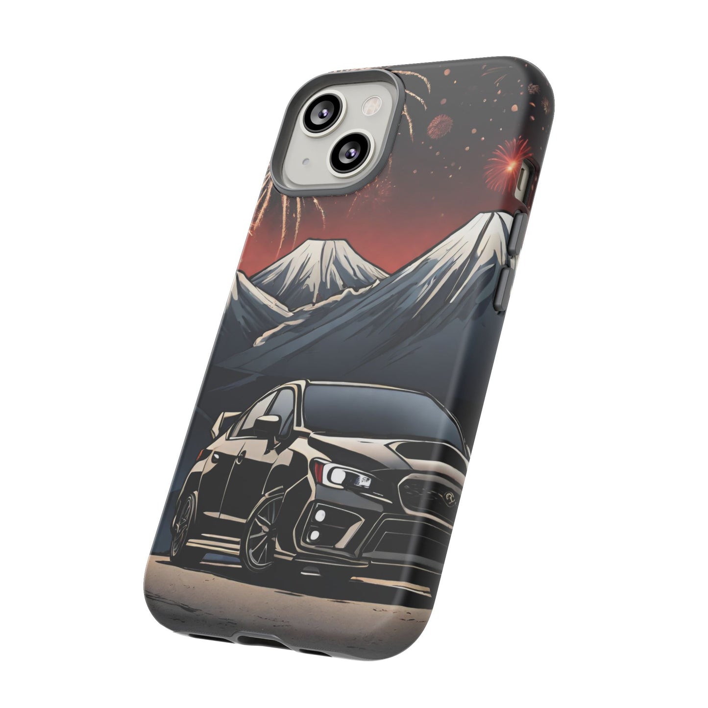 Subaru WRX/STI Fireworks-Dual Layer Ultra Tough Phone Case Printify by The Night Shift Automotive Apparel