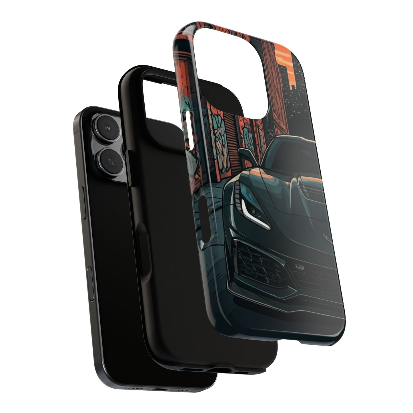 Chevy Corvette C7 Street Life-Dual Layer Ultra Tough Phone Case Printify by The Night Shift Automotive Apparel