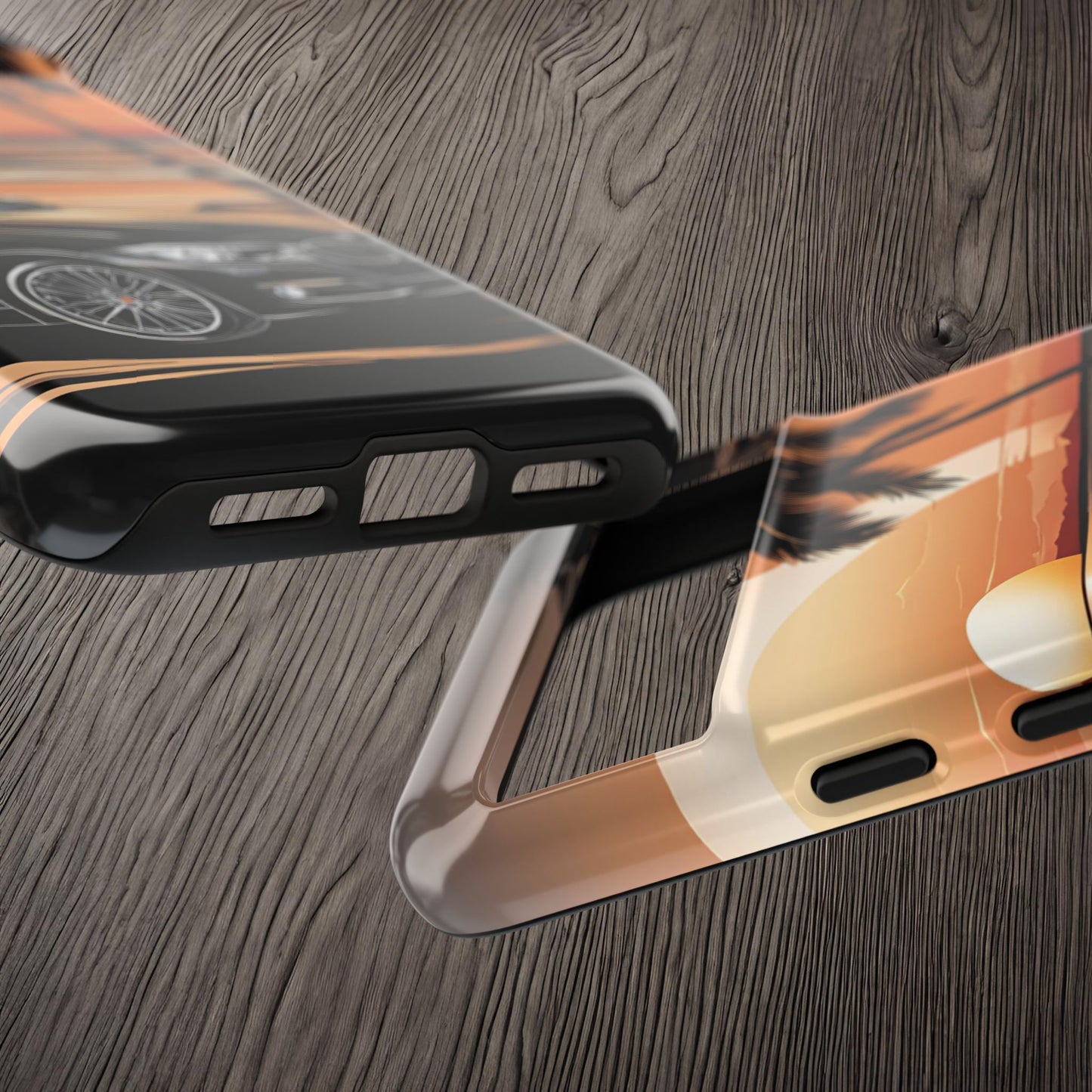 BMW Sunset On The Beach-Dual Layer Ultra Tough Phone Case Printify by The Night Shift Automotive Apparel