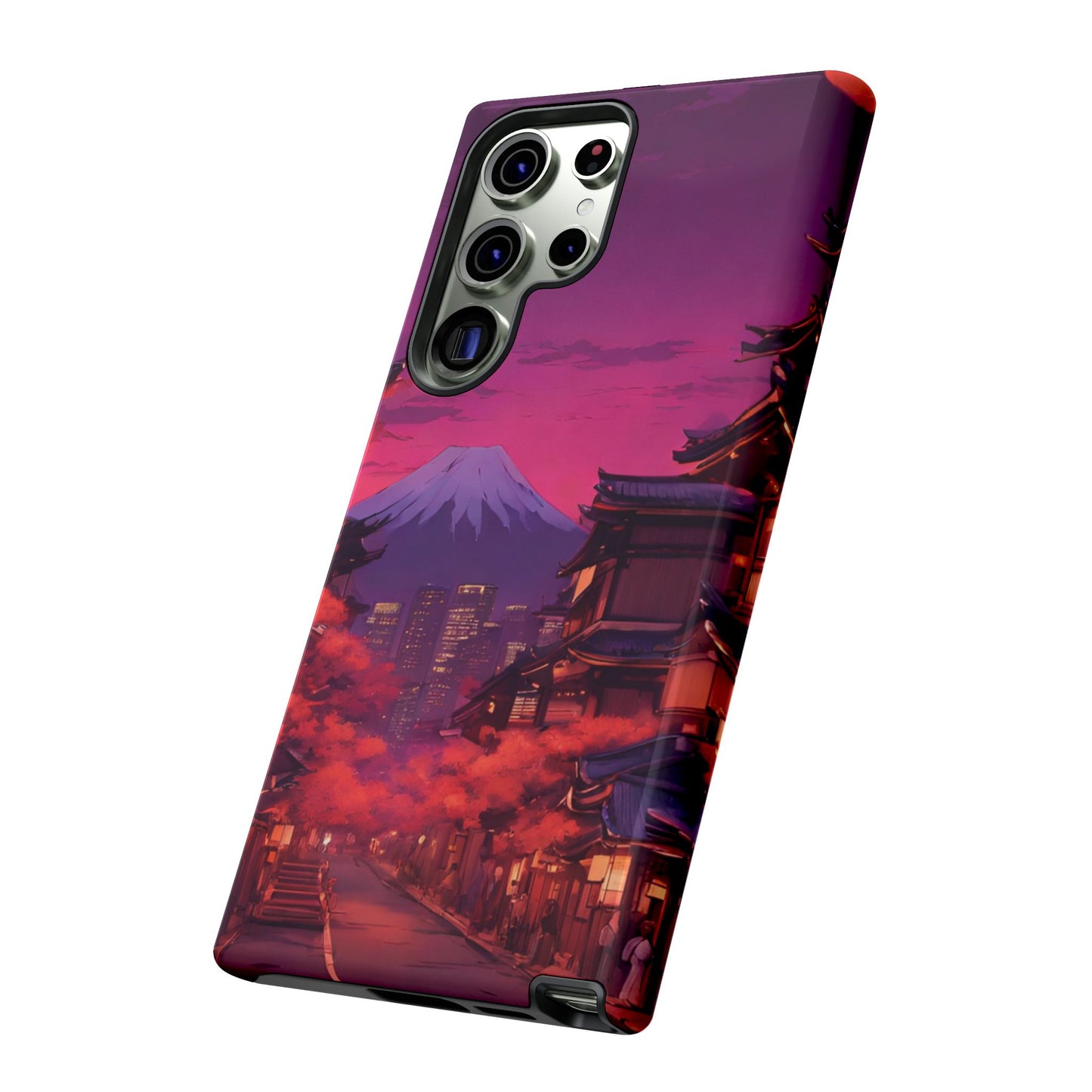 Traditional Japanese Village Countryside-Dual Layer Ultra Tough Phone Case Printify by The Night Shift Automotive Apparel