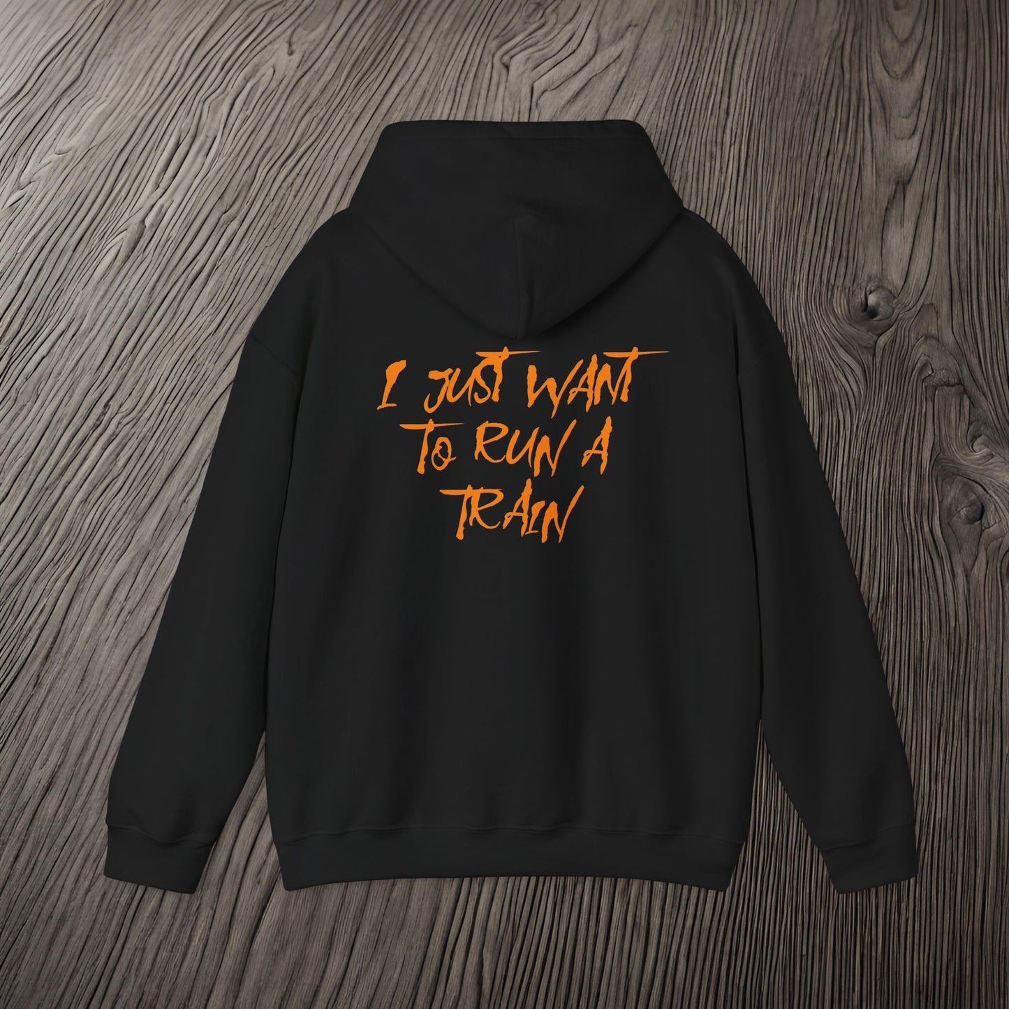 I Just Want To Run A Train-Ultra Soft, Premium Hoodie Printify by The Night Shift Automotive Apparel