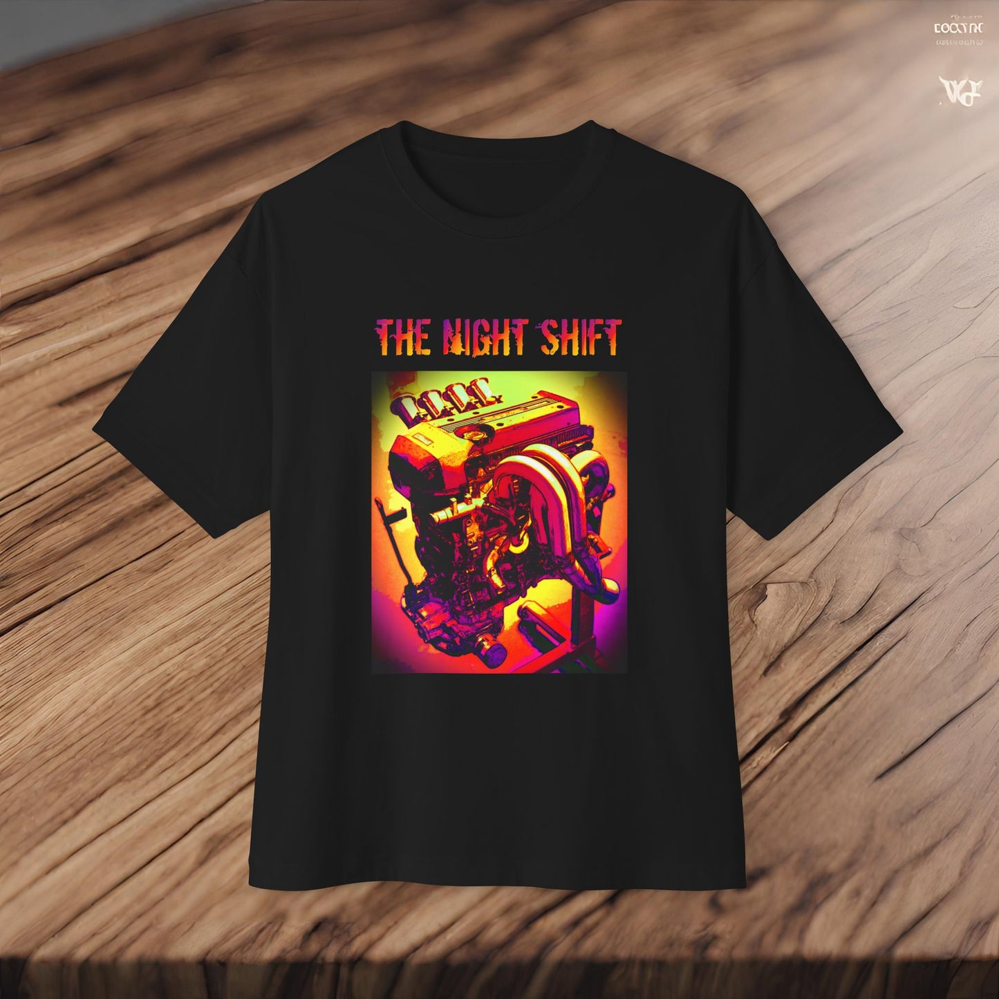 3S-GE ITB Synthwave-Premium, Ultra Soft Unisex Oversized Boxy Tee Printify by The Night Shift Automotive Apparel