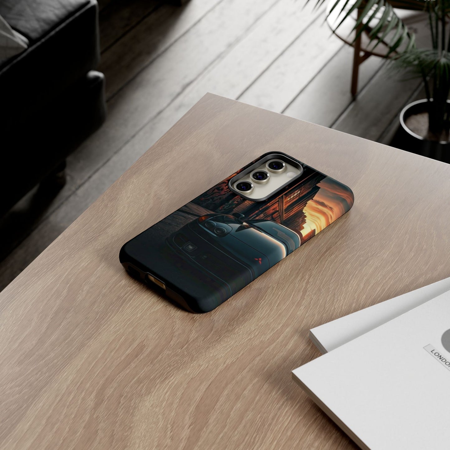 Mitsubishi 3000GT VR4 Street Life-Dual Layer Ultra Tough Phone Case Samsung Galaxy S23 Matte Printify by The Night Shift Automotive Apparel