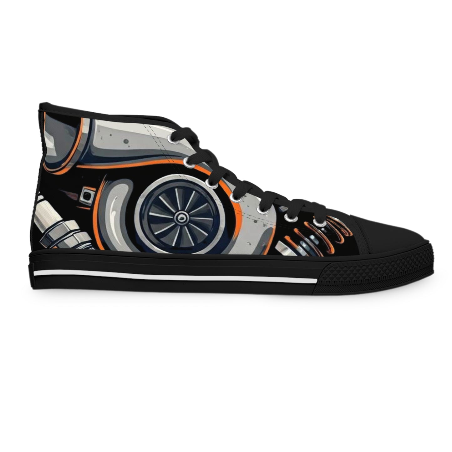 The Night Shift-Women's Canvas High Tops