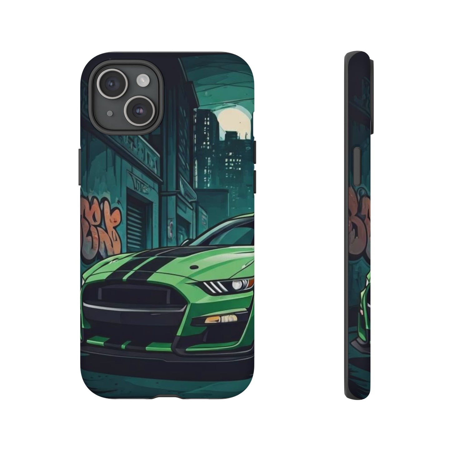 Ford Mustang Shelby GT500 Street Life-Dual Layer Ultra Tough Phone Case Printify by The Night Shift Automotive Apparel