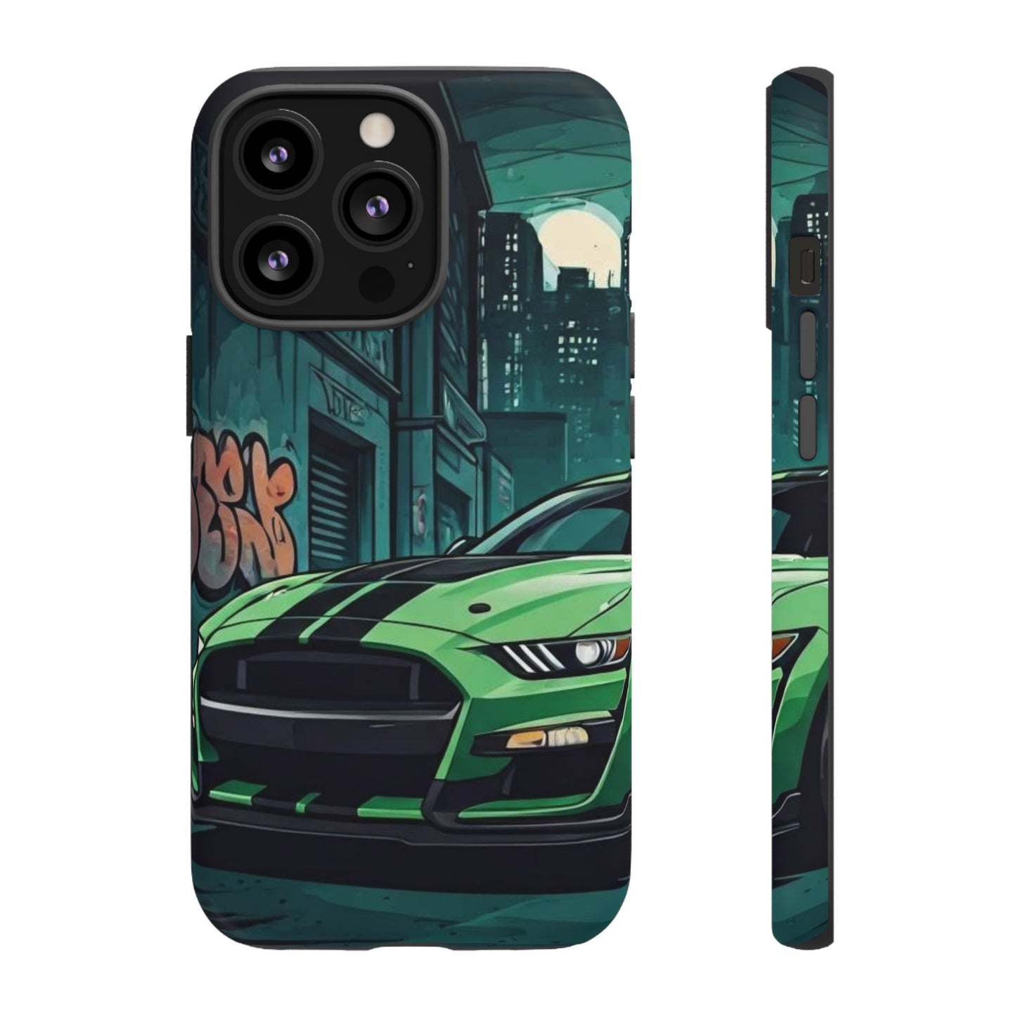 Ford Mustang Shelby GT500 Street Life-Dual Layer Ultra Tough Phone Case Printify by The Night Shift Automotive Apparel