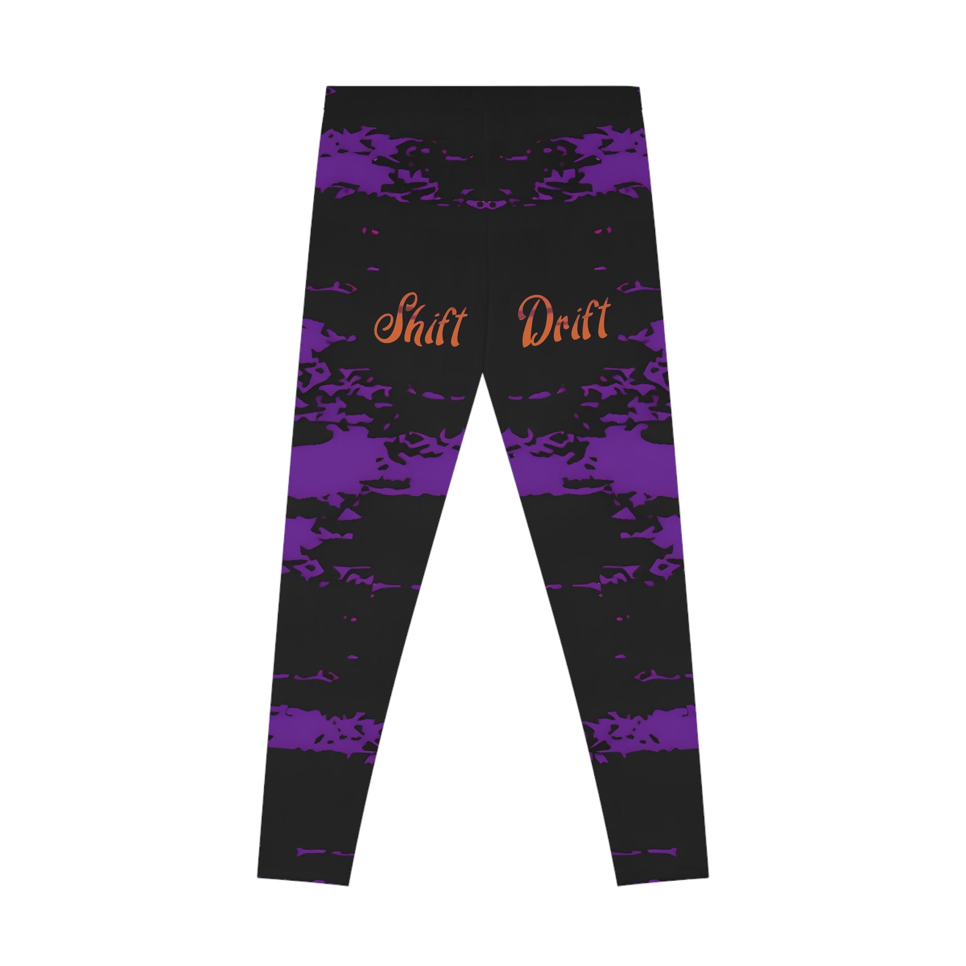 Shift Drift - Stretchy Leggings Printify by The Night Shift Automotive Apparel