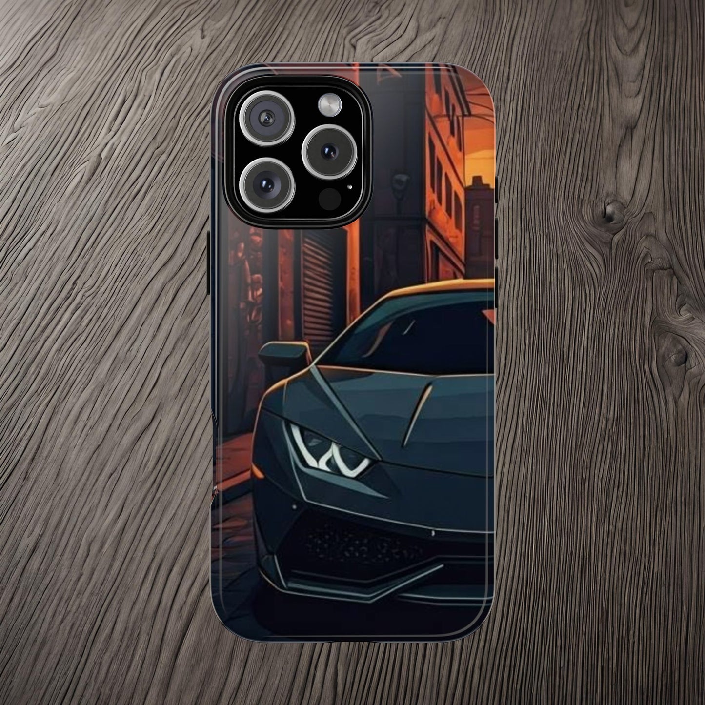 Lamborghini Huracan Street Life-Dual Layer Ultra Tough Phone Case Printify by The Night Shift Automotive Apparel