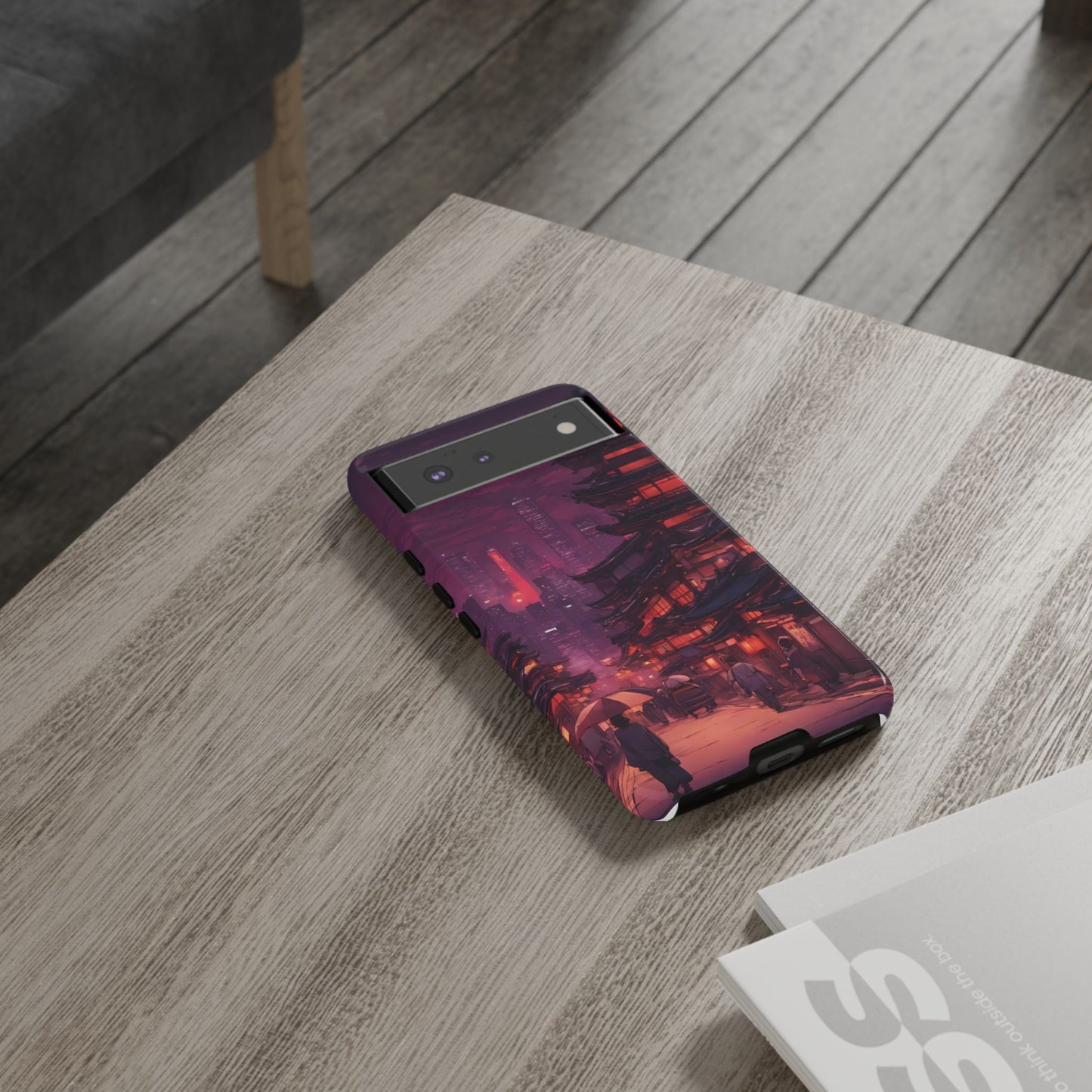 Traditional Japanese Village Countryside-Dual Layer Ultra Tough Phone Case Google Pixel 6 Glossy Printify by The Night Shift Automotive Apparel