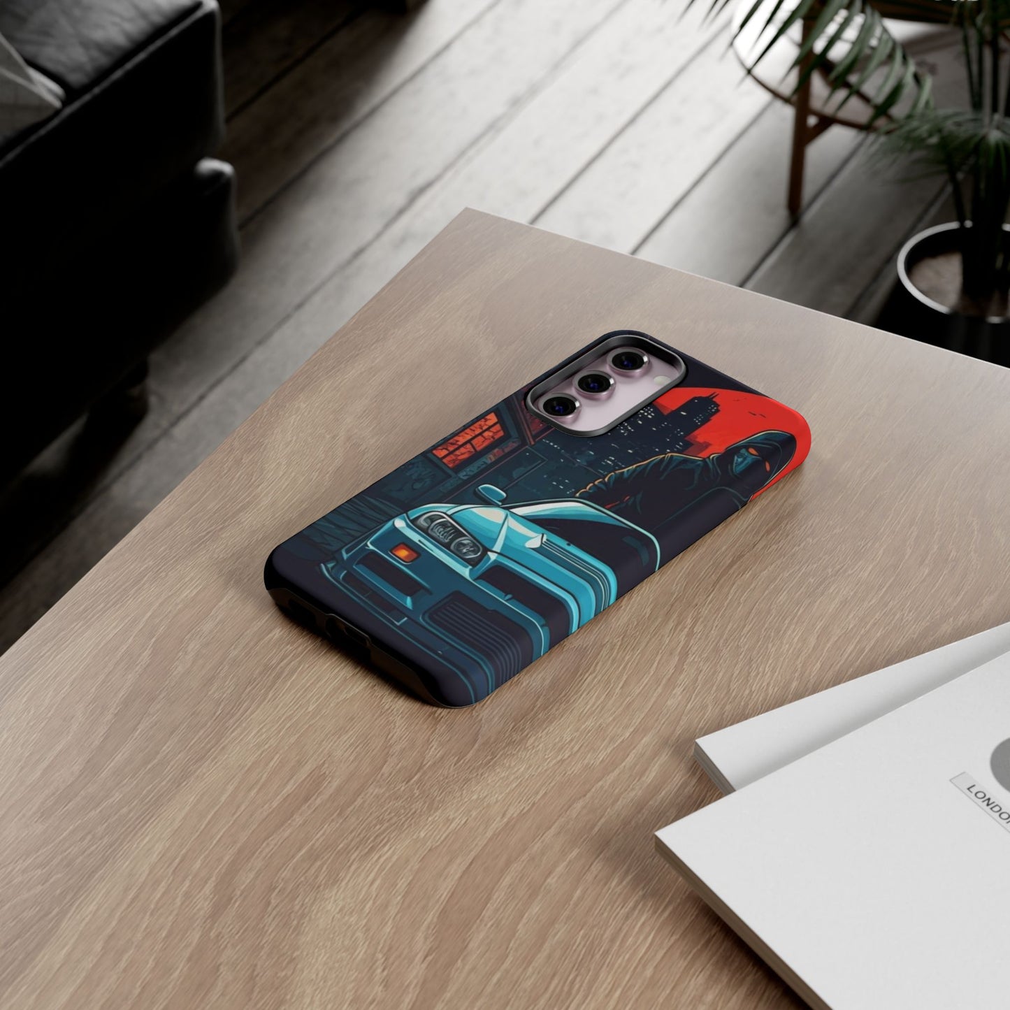 Nissan Skyline R34 Street Life-Dual Layer Ultra Tough Phone Case Samsung Galaxy S23 Plus Matte Printify by The Night Shift Automotive Apparel