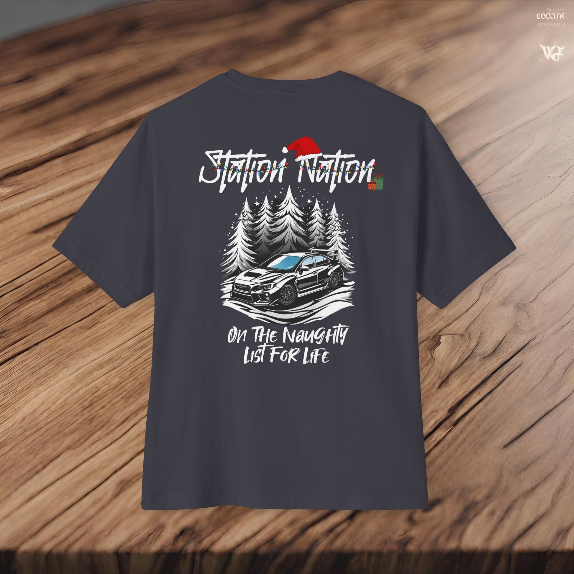 🎄 Christmas Limited Edition Station Nation-Premium, Ultra Soft Unisex Oversized Boxy Tee Printify by The Night Shift Automotive Apparel