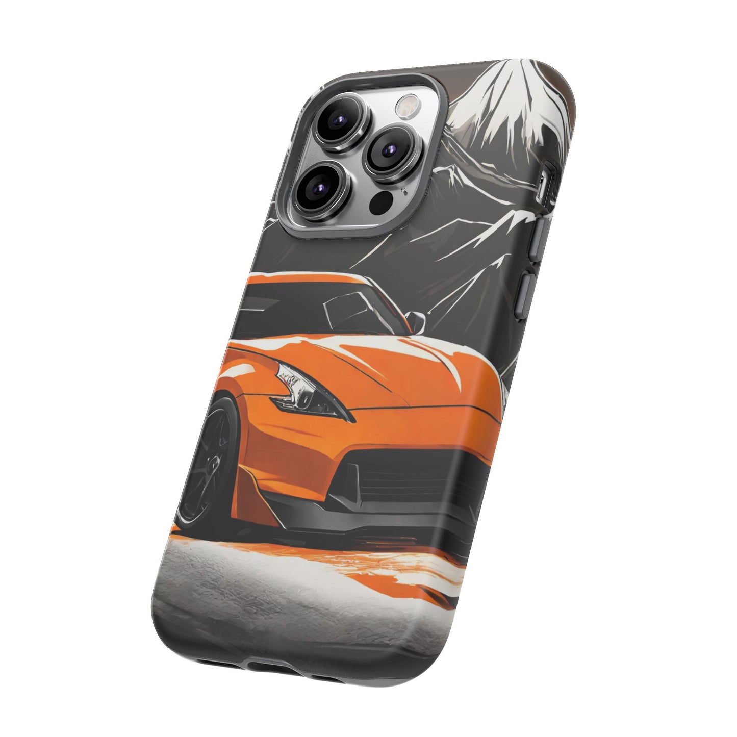 Nissan 370Z Mt Fuji-Dual Layer Ultra Tough Phone Case Printify by The Night Shift Automotive Apparel