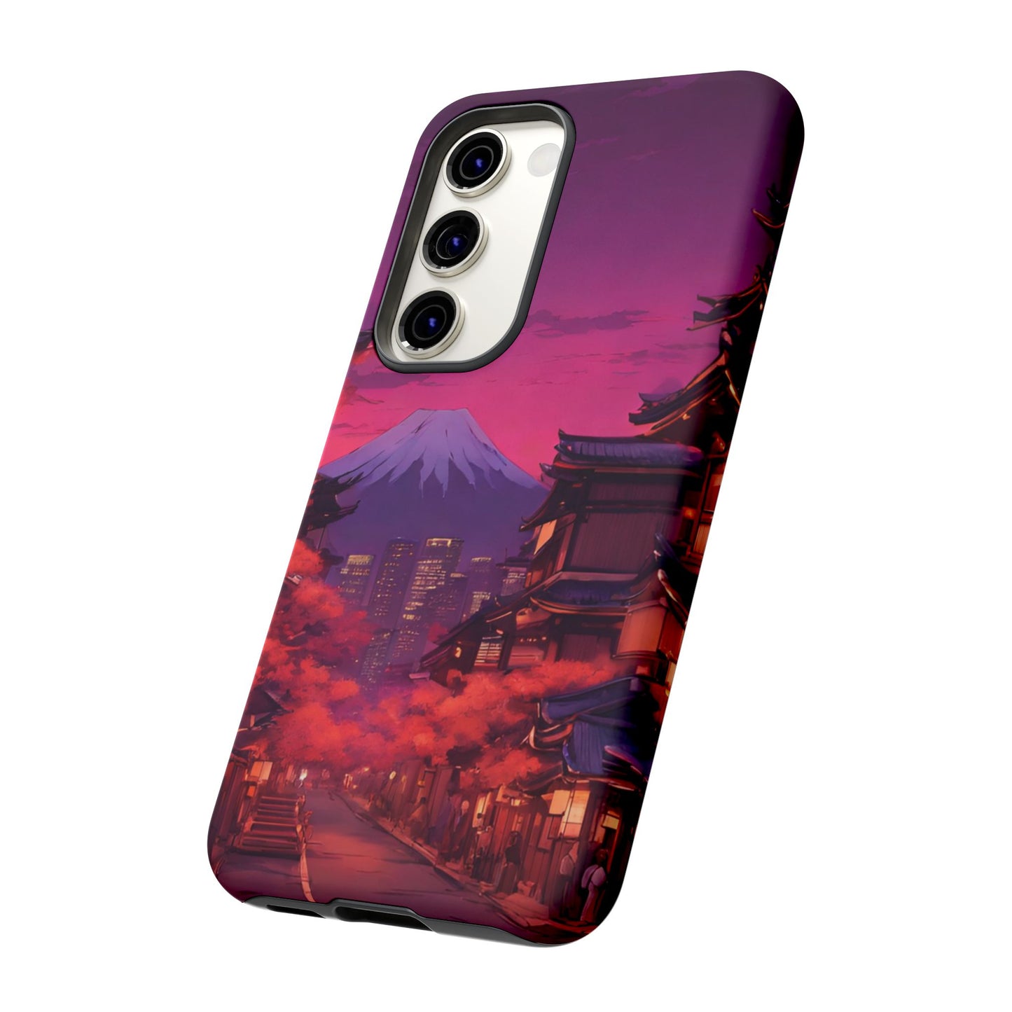 Traditional Japanese Village Countryside-Dual Layer Ultra Tough Phone Case Printify by The Night Shift Automotive Apparel