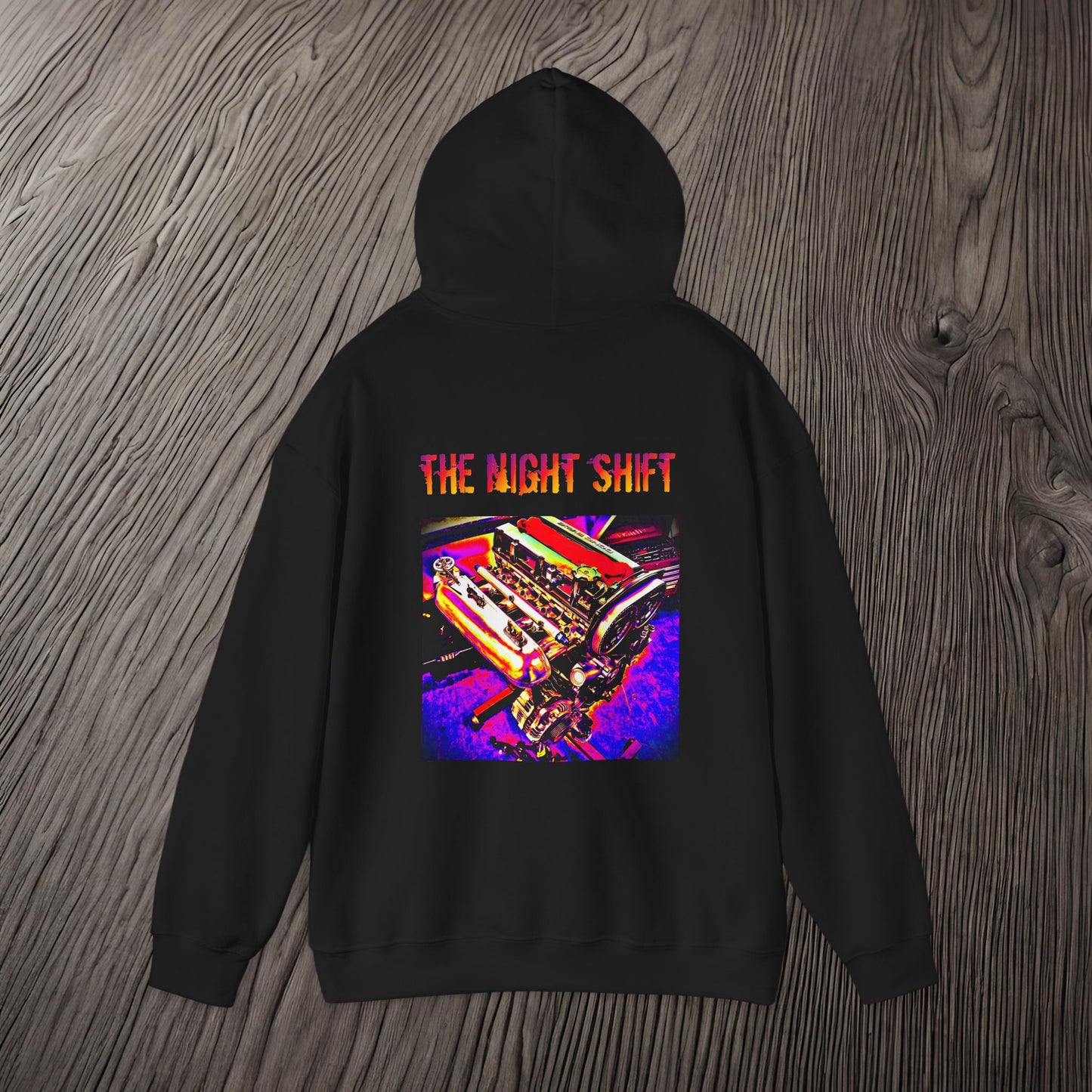 4G63 Synthwave-Premium, Ultra Soft Unisex Hoodie Printify by The Night Shift Automotive Apparel