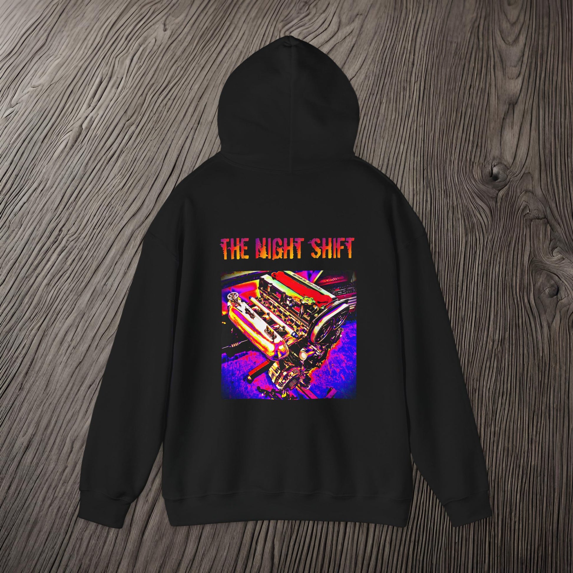 4G63 Synthwave-Premium, Ultra Soft Unisex Hoodie Printify by The Night Shift Automotive Apparel