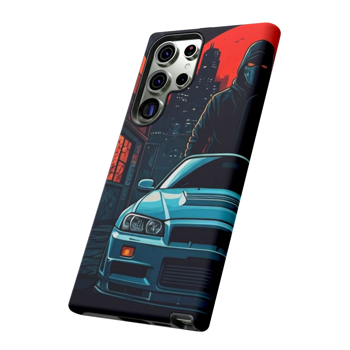 Nissan Skyline R34 Street Life-Dual Layer Ultra Tough Phone Case Printify by The Night Shift Automotive Apparel