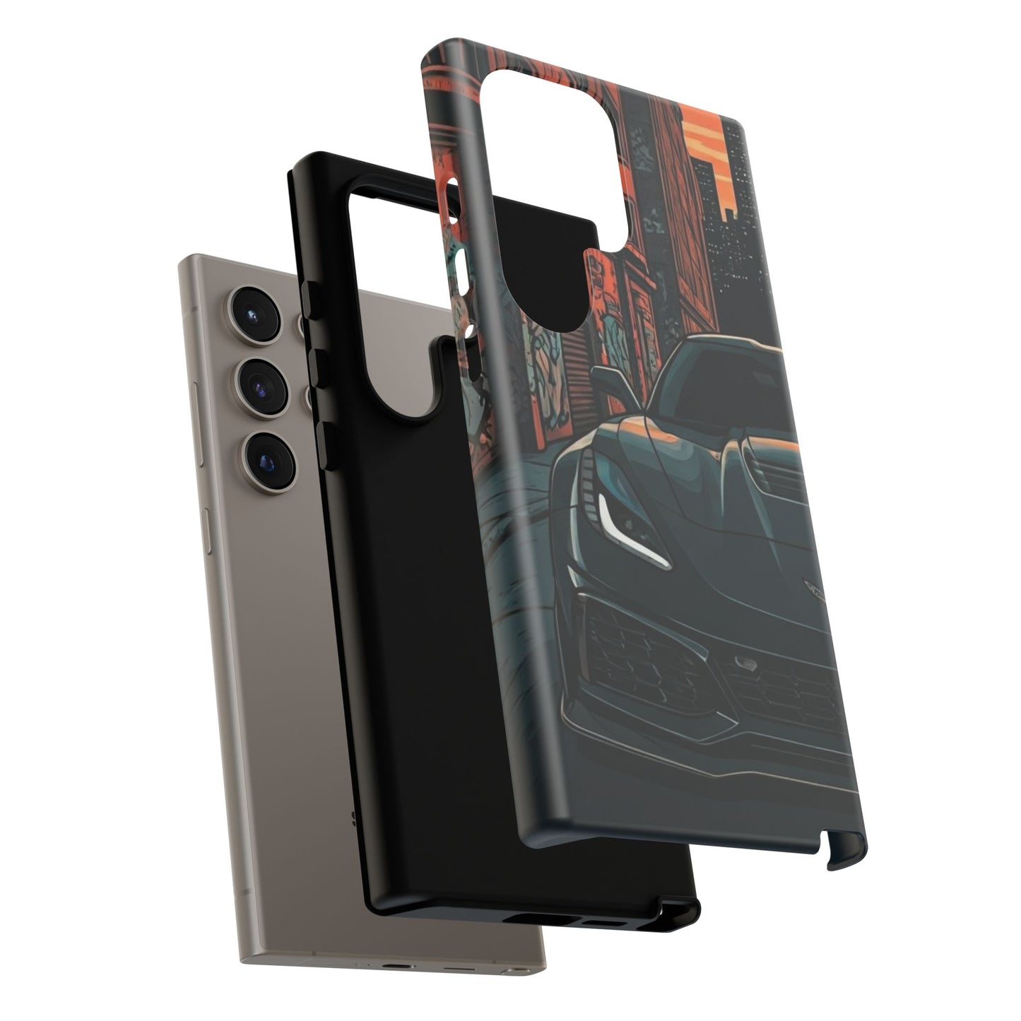 Chevy Corvette C7 Street Life-Dual Layer Ultra Tough Phone Case Printify by The Night Shift Automotive Apparel