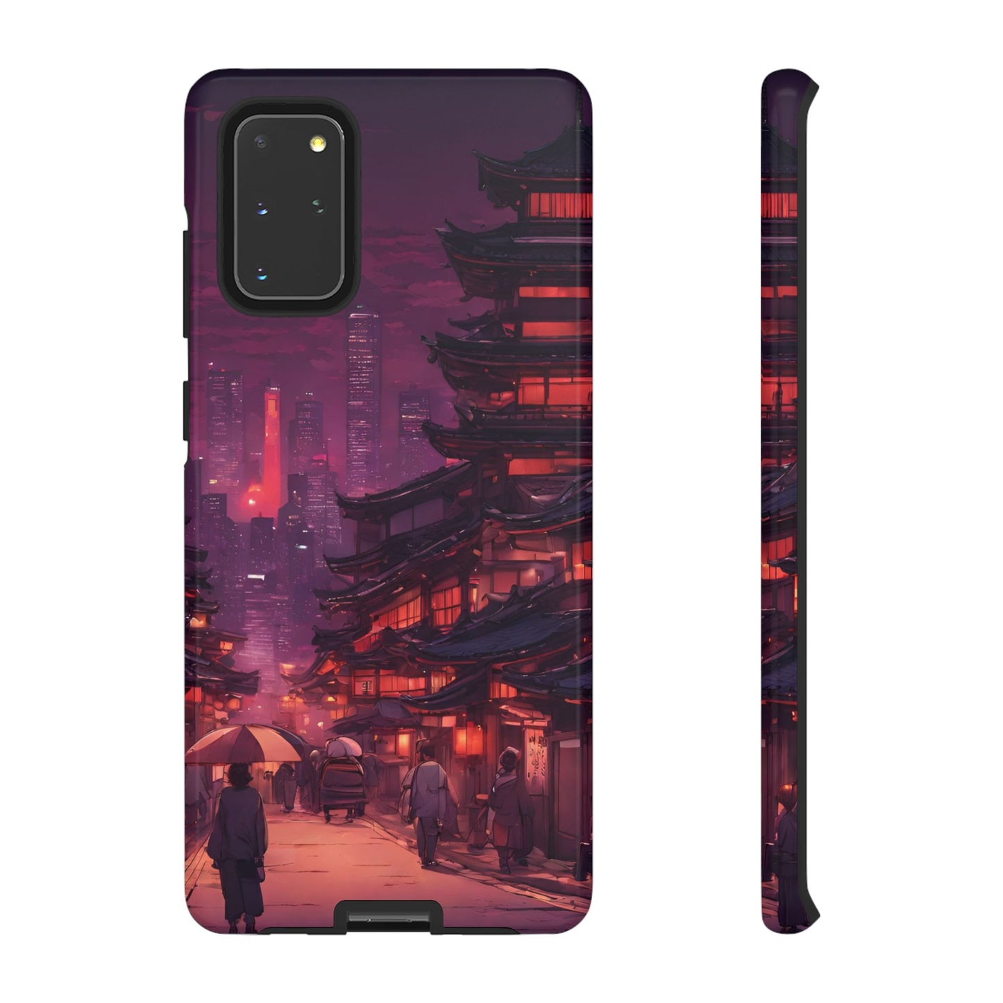 Traditional Japanese Village Countryside-Dual Layer Ultra Tough Phone Case Samsung Galaxy S20+ Glossy Printify by The Night Shift Automotive Apparel