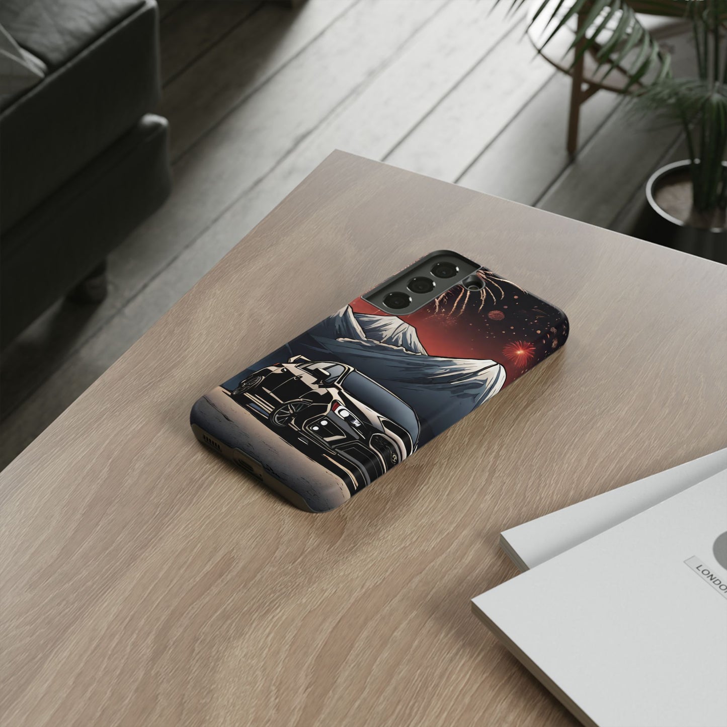 Subaru WRX/STI Fireworks-Dual Layer Ultra Tough Phone Case Samsung Galaxy S22 Matte Printify by The Night Shift Automotive Apparel