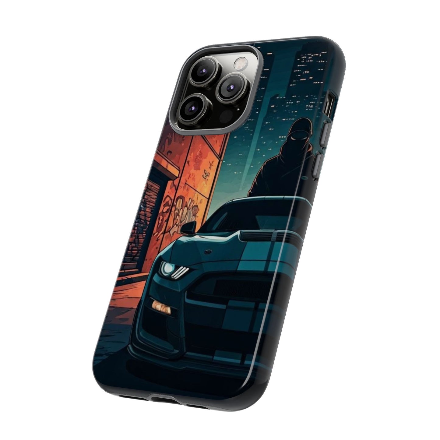 Ford Mustang Shelby GT350 Street Life-Dual Layer Ultra Tough Phone Case Printify by The Night Shift Automotive Apparel