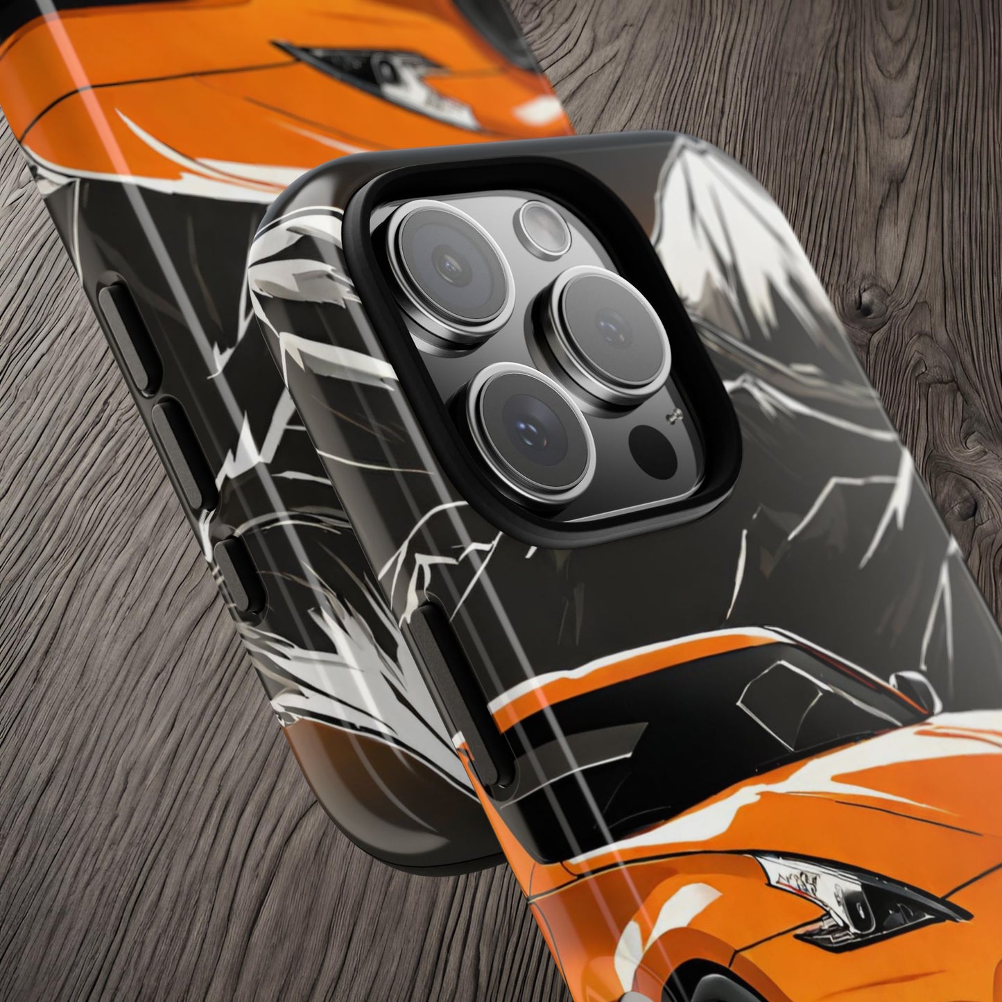 Nissan 370Z Mt Fuji-Dual Layer Ultra Tough Phone Case Printify by The Night Shift Automotive Apparel