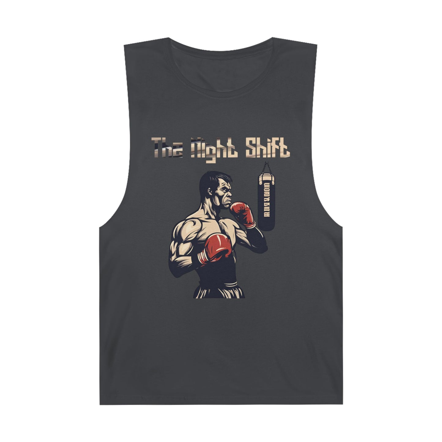 Boxing Champ - Premium Unisex Barnard Tank Top Coal Printify by The Night Shift Automotive Apparel